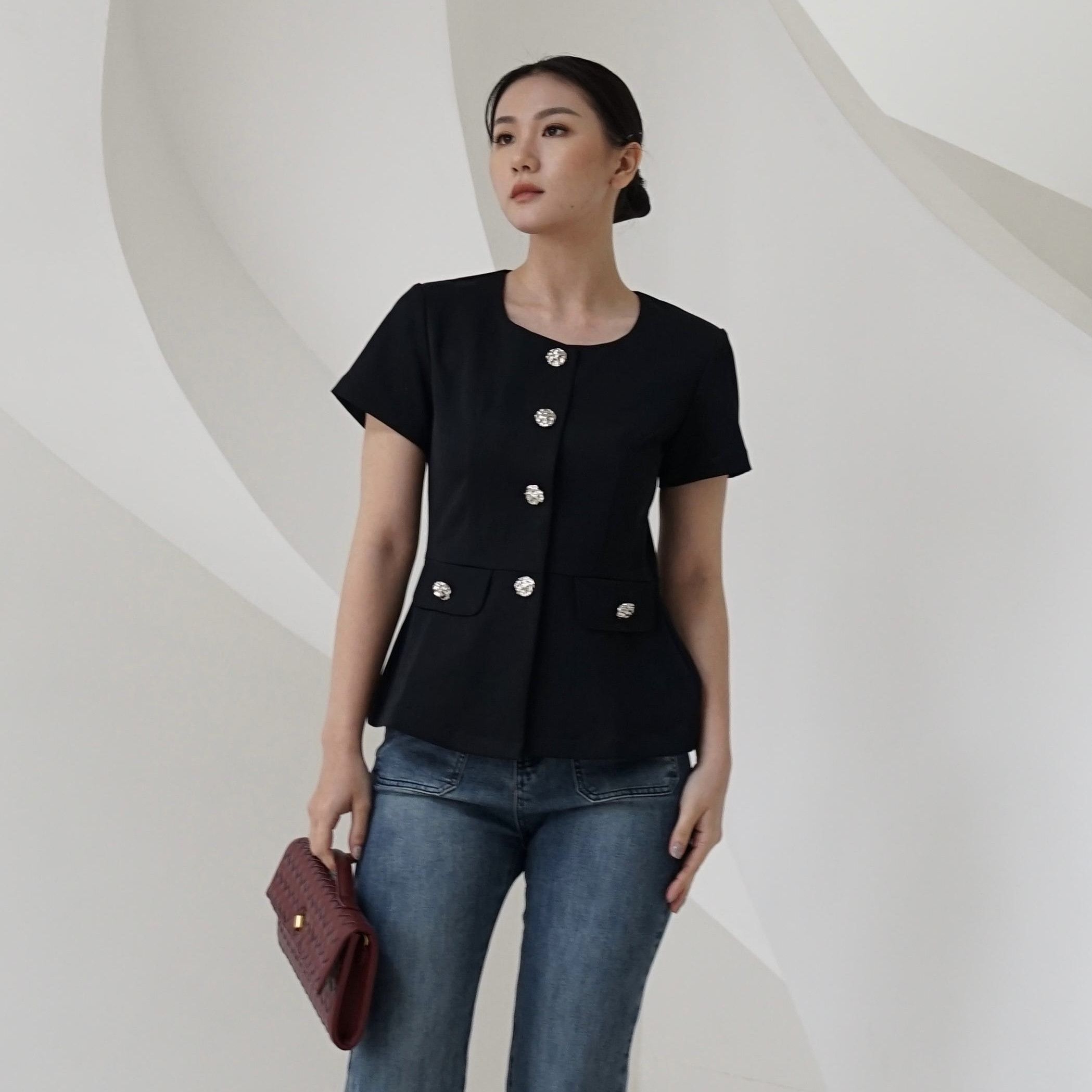 Courreges Nice❗Courreges Short Sleeve Blazer Size S / US 4 / IT 40 - 2 Thumbnail
