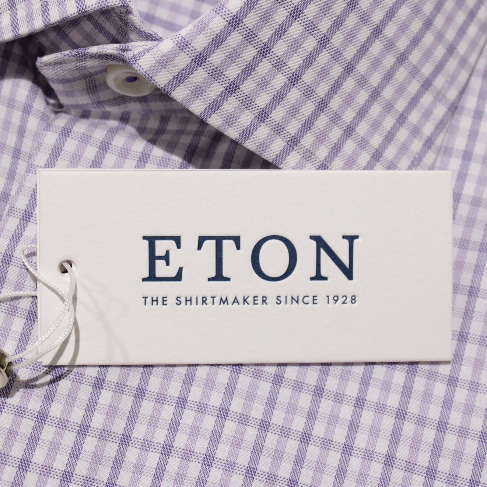 Eton Eton New with tags Shirt Size L US In Purple Size US L / EU 52-54 / 3 - 2 Thumbnail
