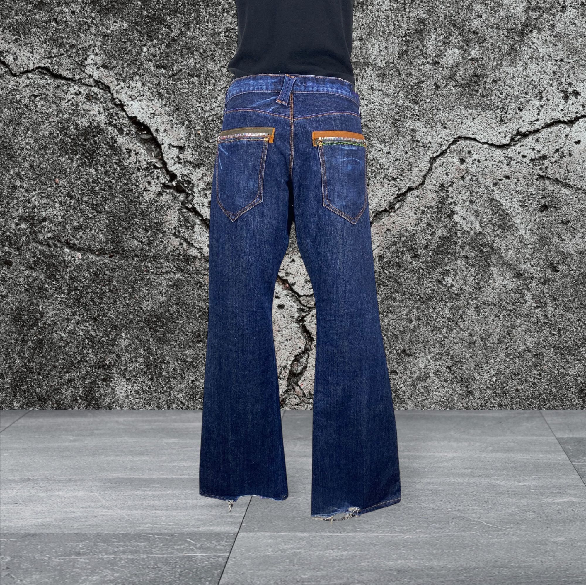If Six Was Nine × Japanese Brand BlueWay Denim Flare Japanese Workwear Jeans Size US 32 / EU 48 - 1 Thumbnail