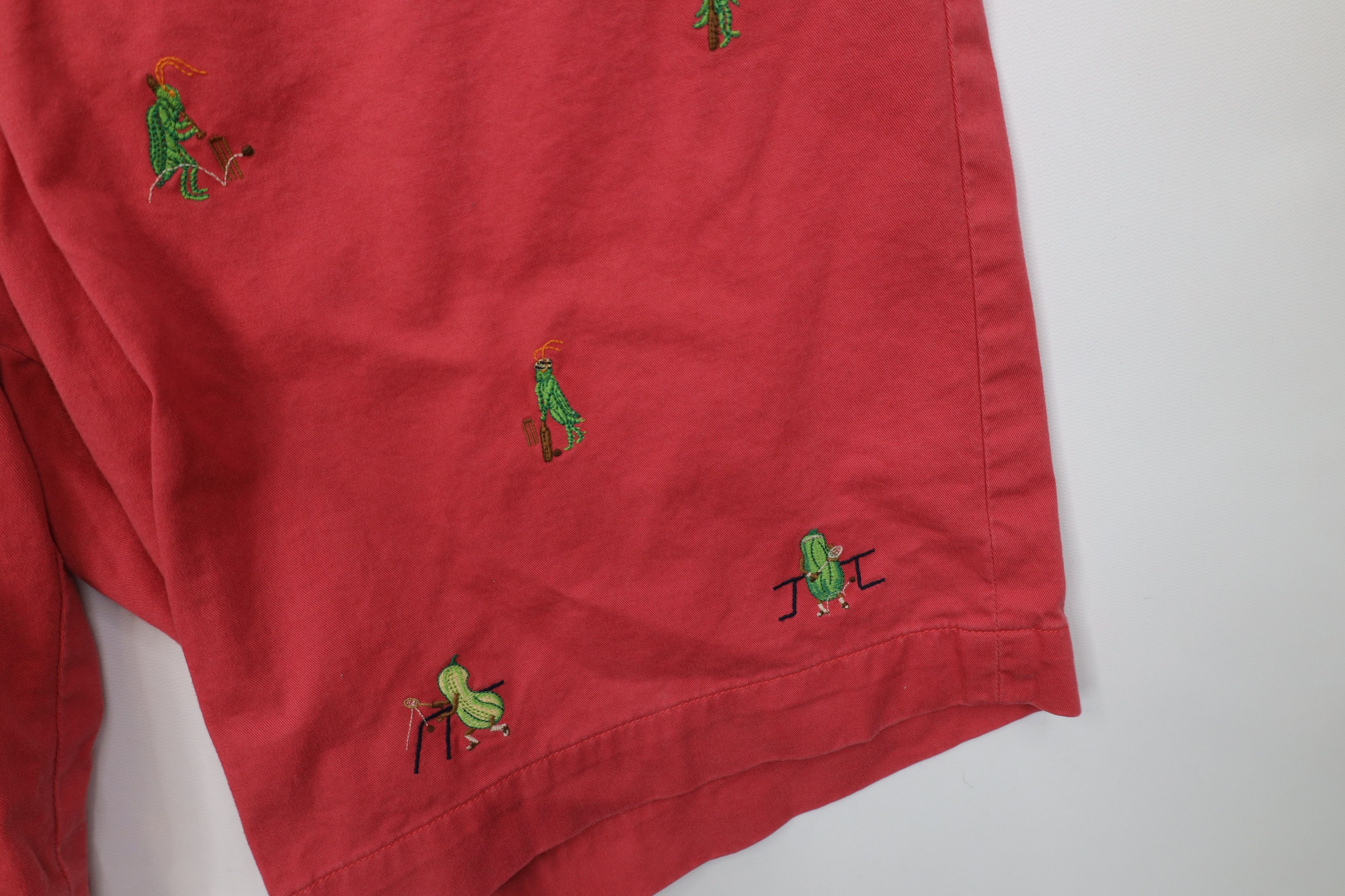 Polo Ralph Lauren Vintage Ralph Lauren Sports All Over Print Chino Shorts Red Size US 38 / EU 54 - 5 Thumbnail