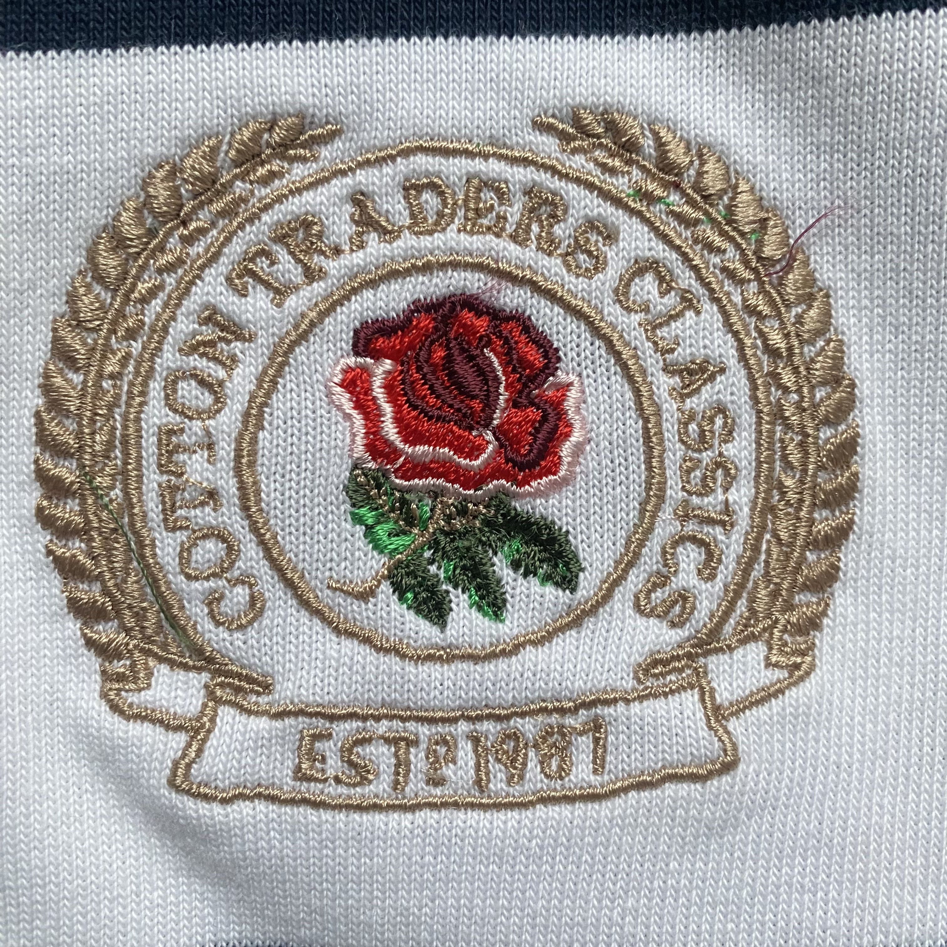 Cotton Traders 🏈 England Rugby jersey Polo Striped shirt Blockore Y2K Size US M / EU 48-50 / 2 - 4 Thumbnail