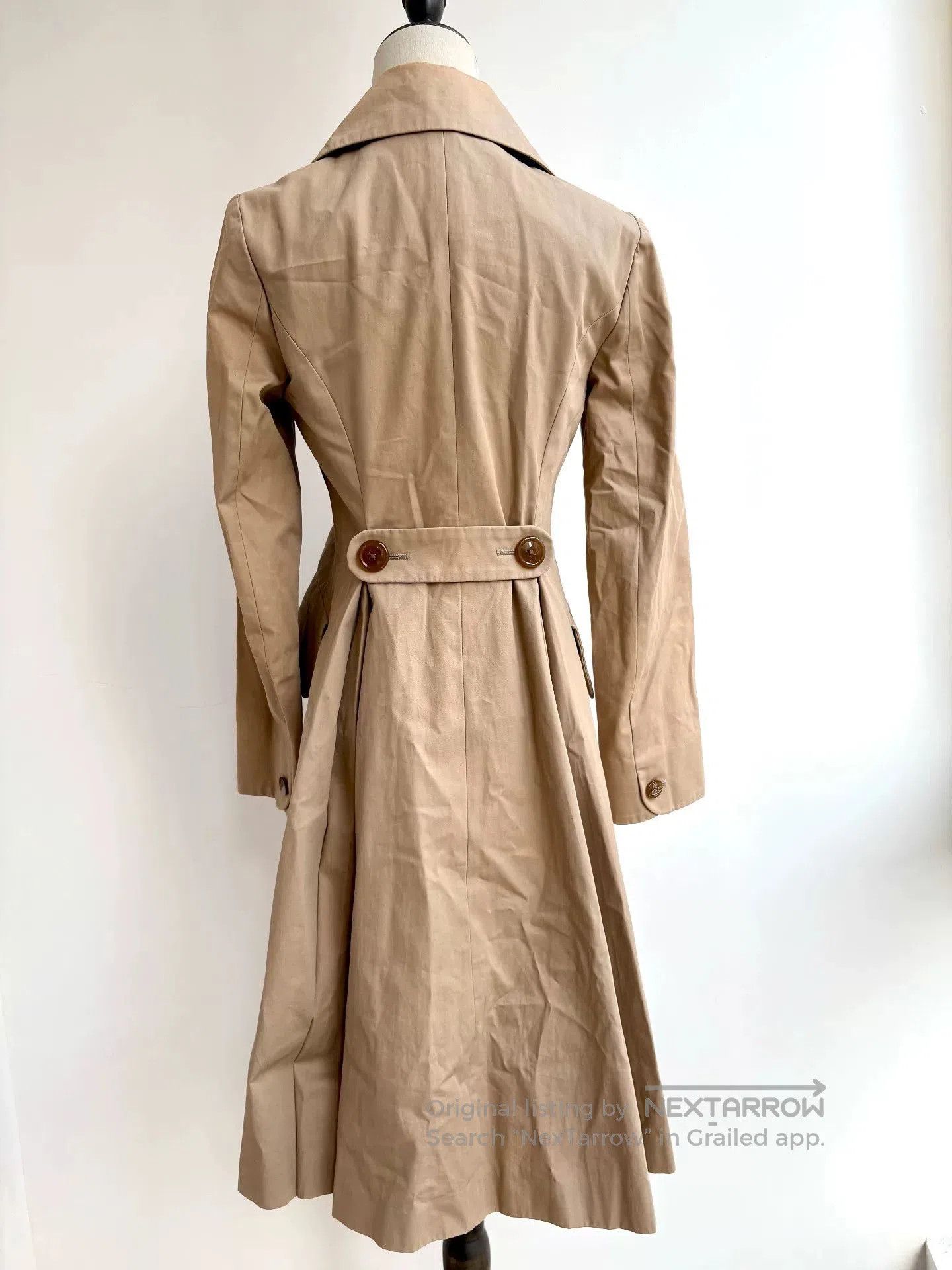Vivienne Westwood vivienne westwood heart collar khaki trench coat. Size XL / US 12-14 / IT 48-50 - 4 Thumbnail