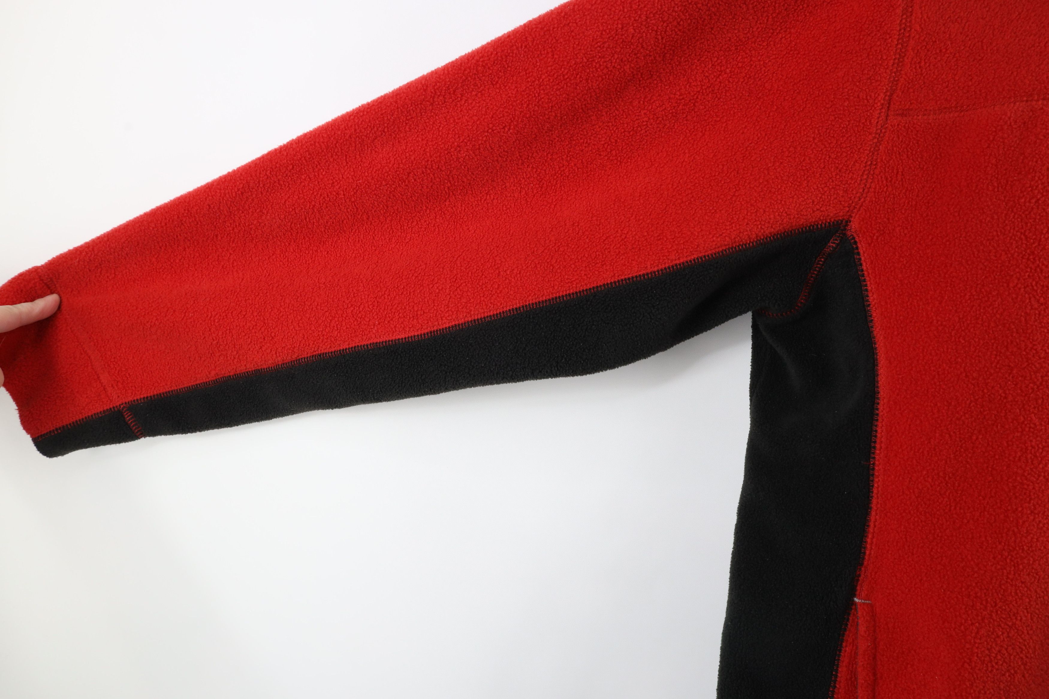 Gap × Vintage Vintage 90s Gap Heavyweight Block Half Zip Fleece Sweater Size US L / EU 52-54 / 3 - 4 Thumbnail