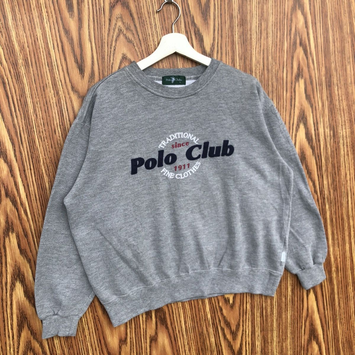 Vintage Vintage Polo Club Sweatshirt Size US L / EU 52-54 / 3 - 2 Thumbnail