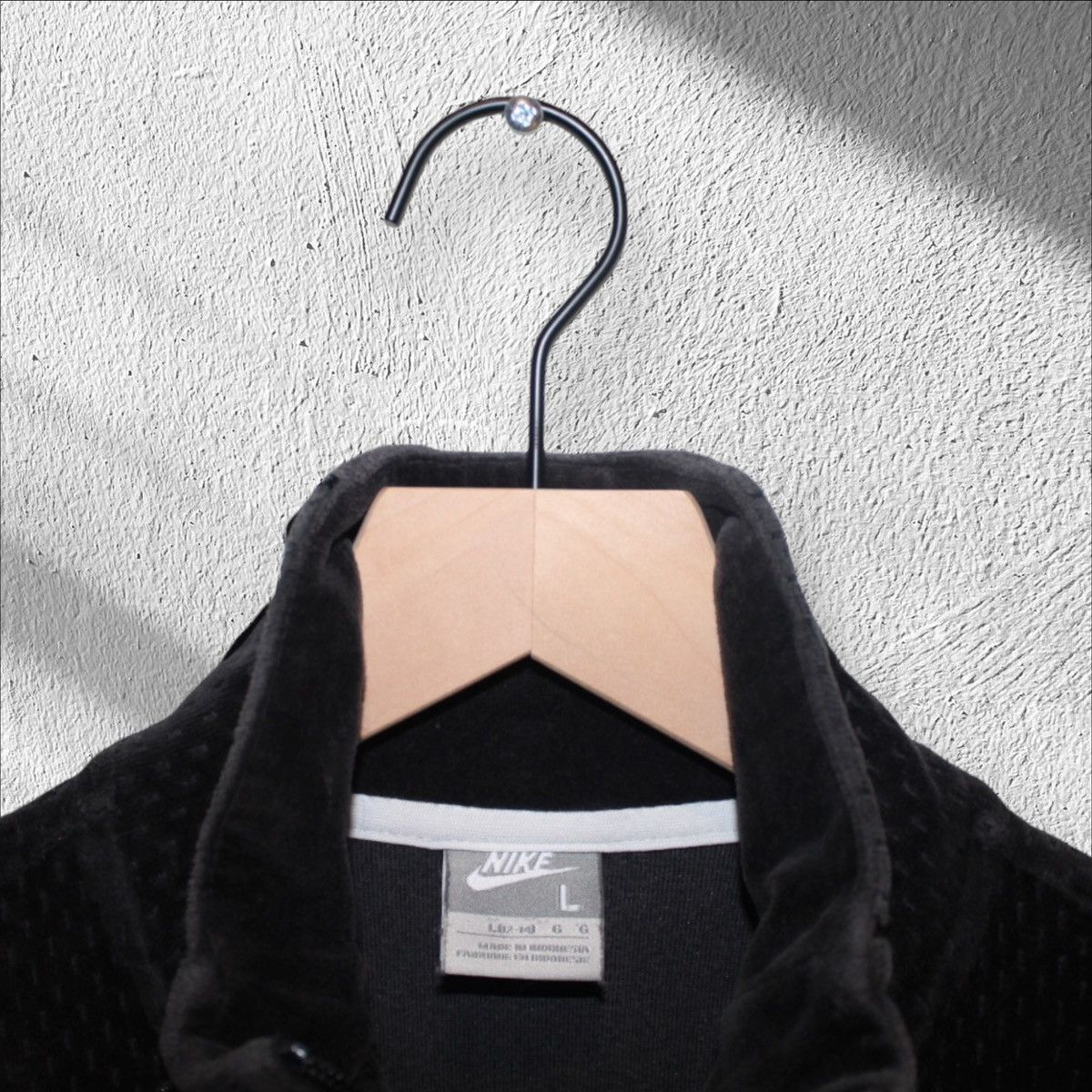 Nike × Vintage Vintage Y2K Women’s Nike Velour Velvet Track Jacket Size L / US 10 / IT 46 - 6 Thumbnail