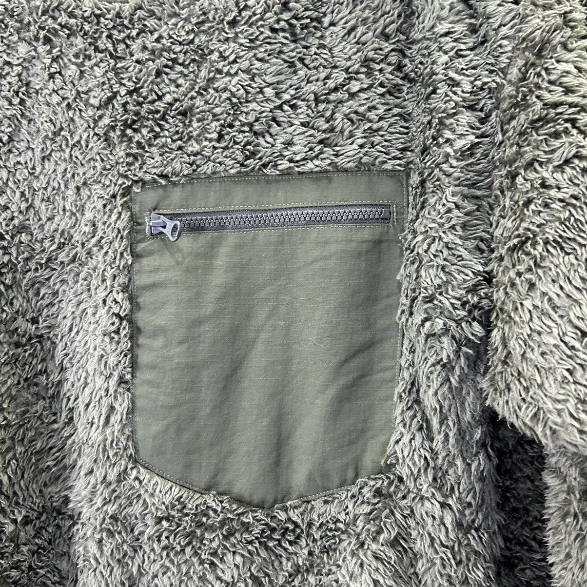 Uniqlo Vintage Uniqlo Japanese Army Green Sherpa Sweater Size US M / EU 48-50 / 2 - 2 Thumbnail