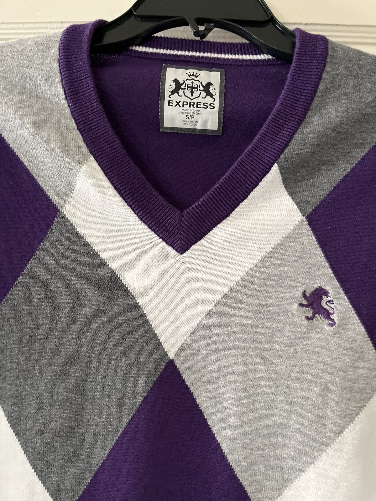 Express Really cool vintage checkered 90’s inspired express sweater Size US S / EU 44-46 / 1 - 3 Thumbnail