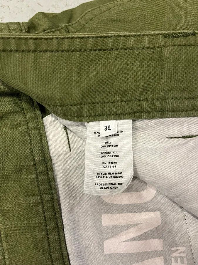 Helmut Lang × Vintage Helmut Lang Olive Military Multi Zips Cargo Pants Size US 34 / EU 50 - 11 Thumbnail