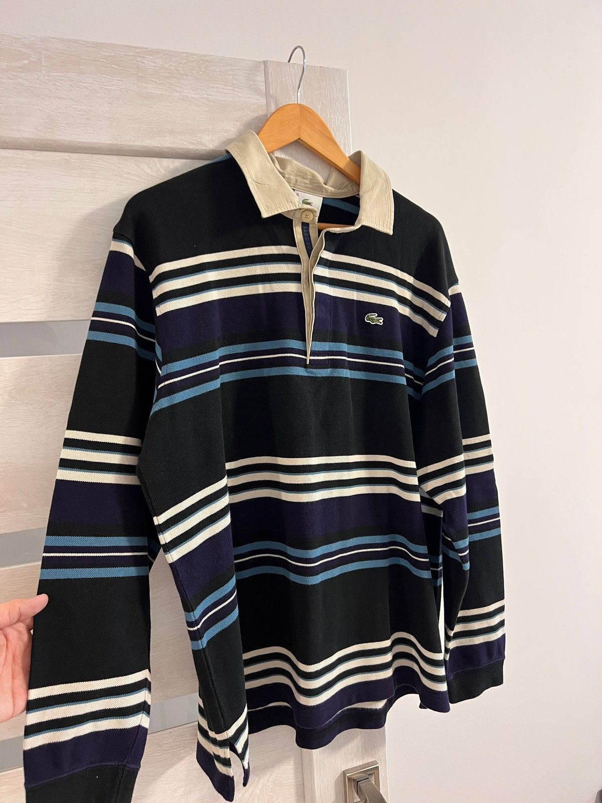 Lacoste Lacoste vintage longsleeve Size US XL / EU 56 / 4 - 2 Thumbnail