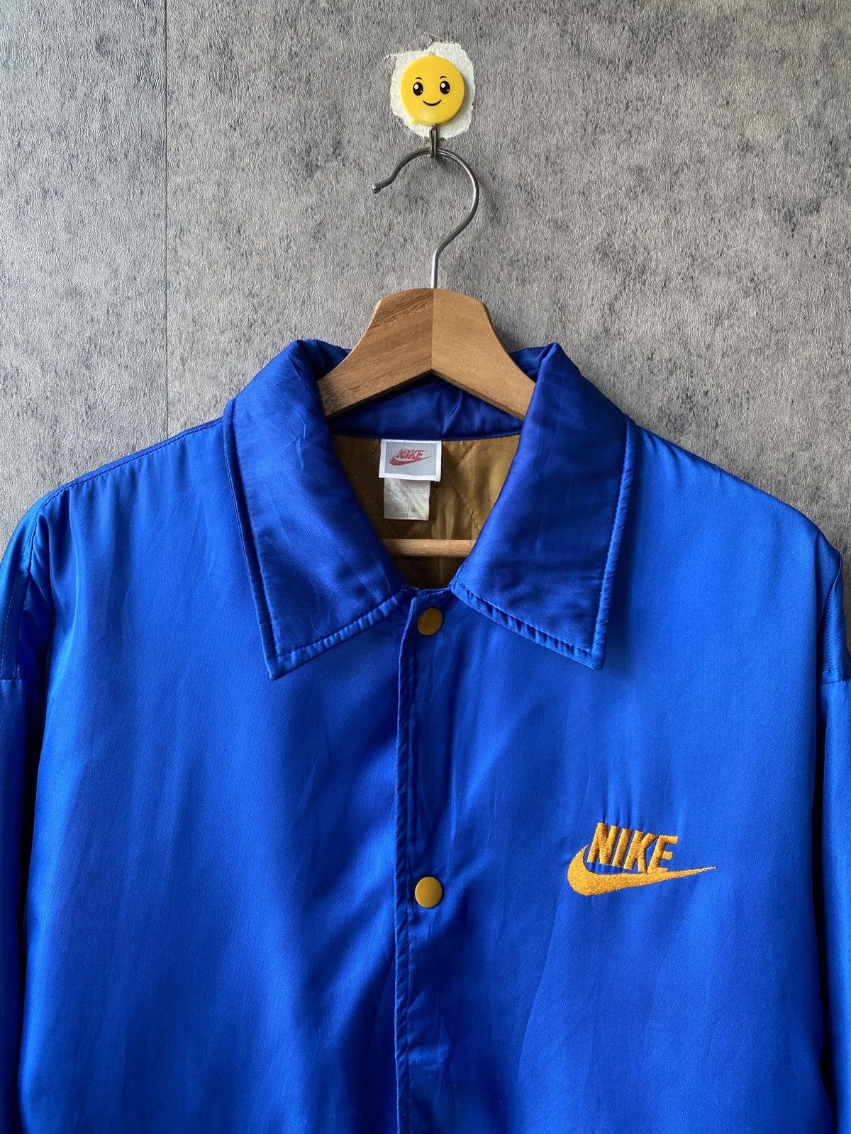 Nike Vintage 90s Nike Grey Tag Nylon Coach Jacket Size US M / EU 48-50 / 2 - 5 Thumbnail