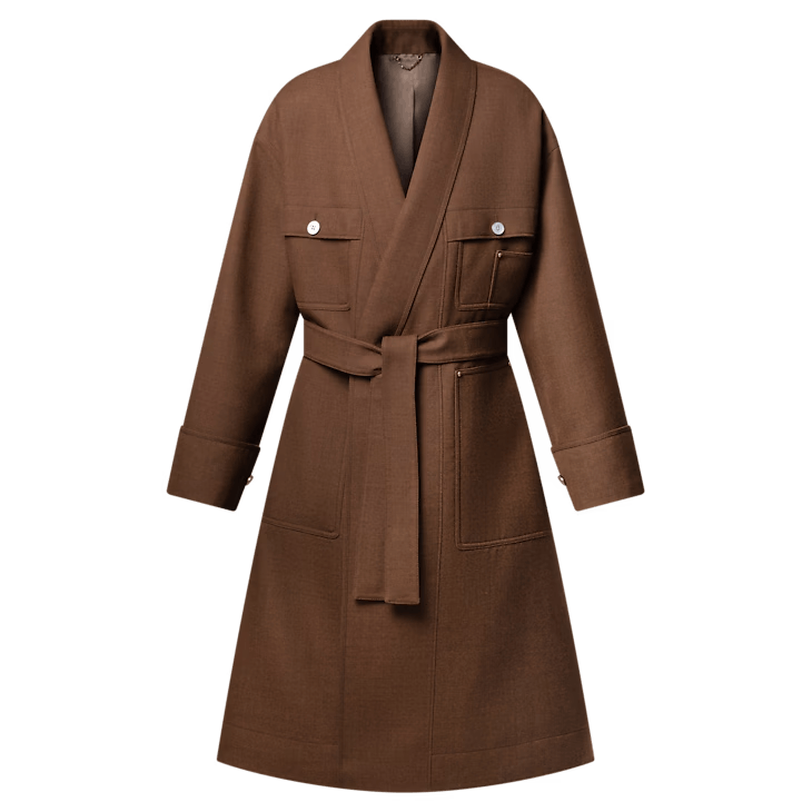 Louis Vuitton Single-Breasted Kimono Workwear Coat Size US L / EU 52-54 / 3 - 1 Thumbnail