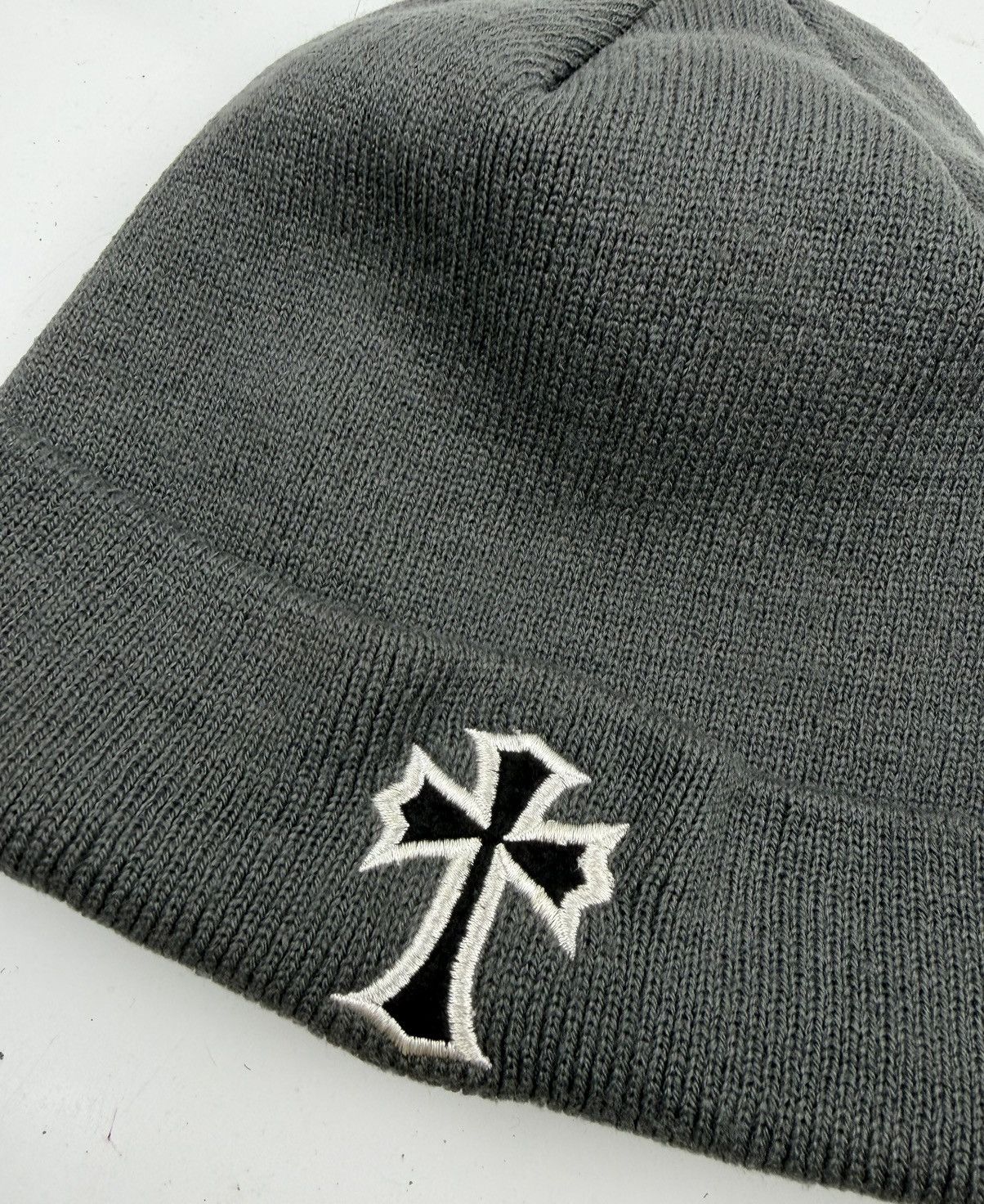 Japanese Brand cross logo beanie hat tc53 Size ONE SIZE - 3 Thumbnail