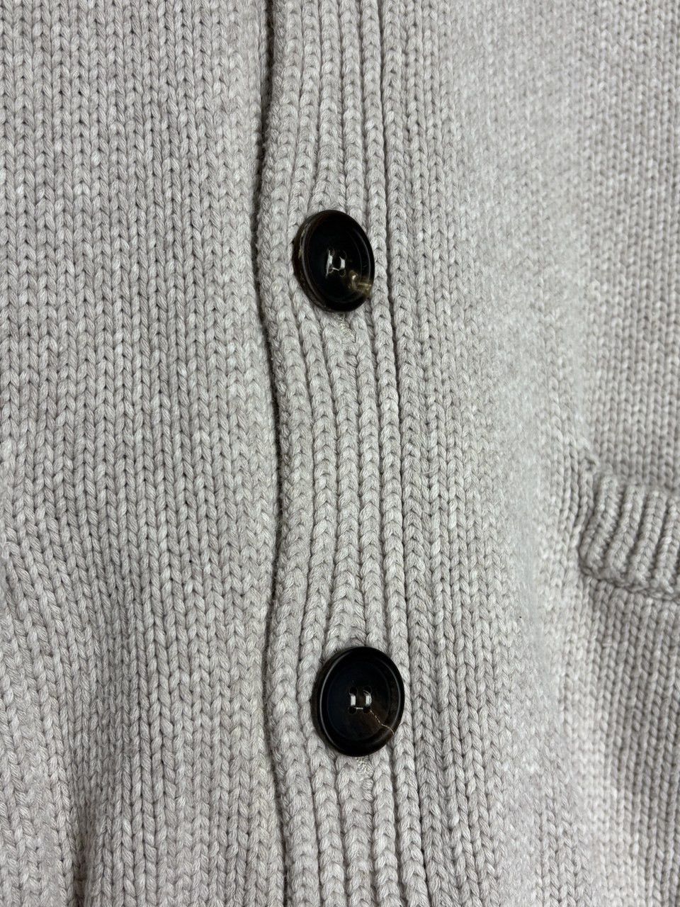 Brunello Cucinelli Brunello Cucinelli Shawl Collar Cardigan Cotton Knit Sweater Size US L / EU 52-54 / 3 - 12 Thumbnail