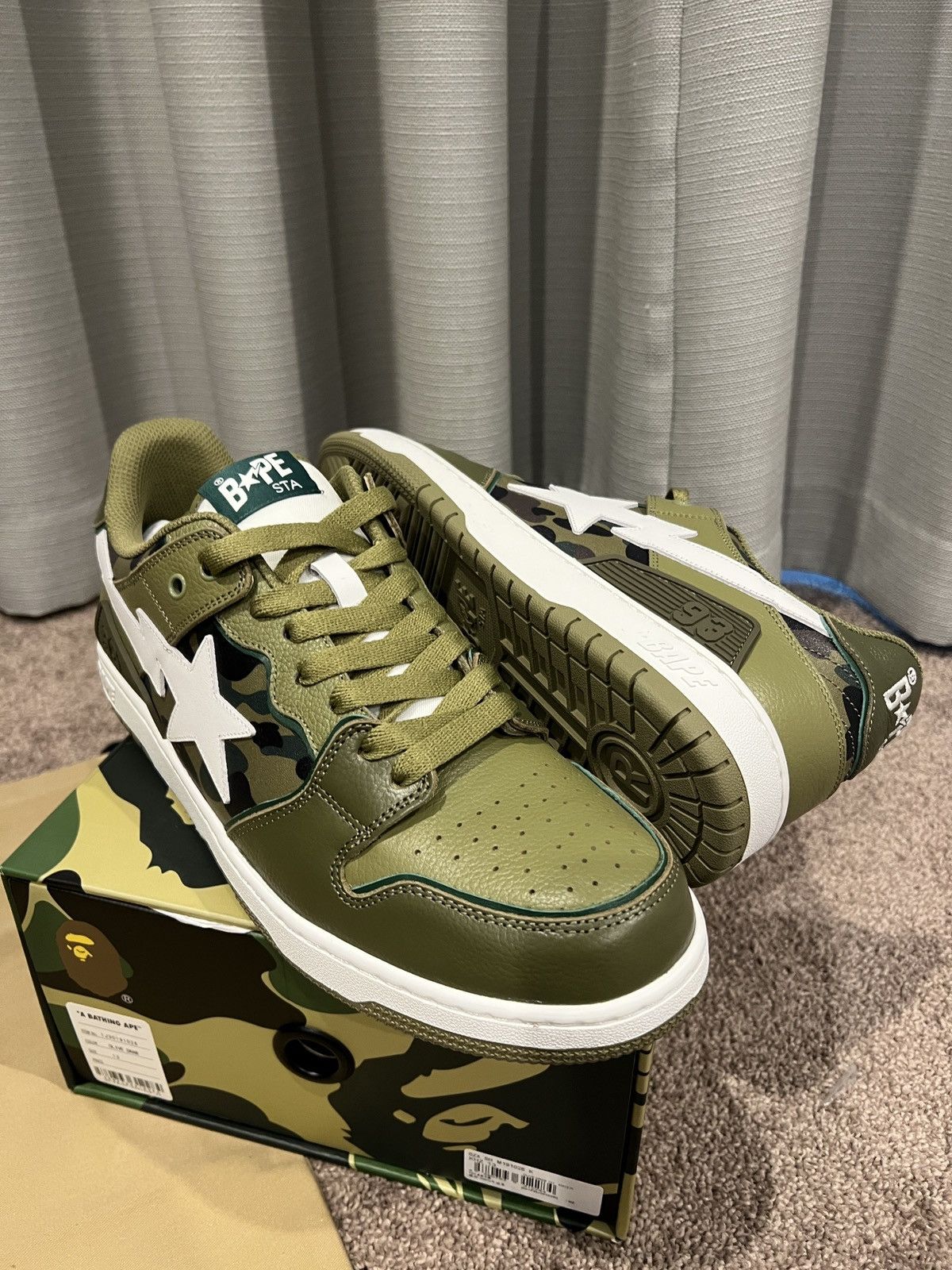Bape SK8 STA #4 Size US 13 / EU 46 - 8 Thumbnail