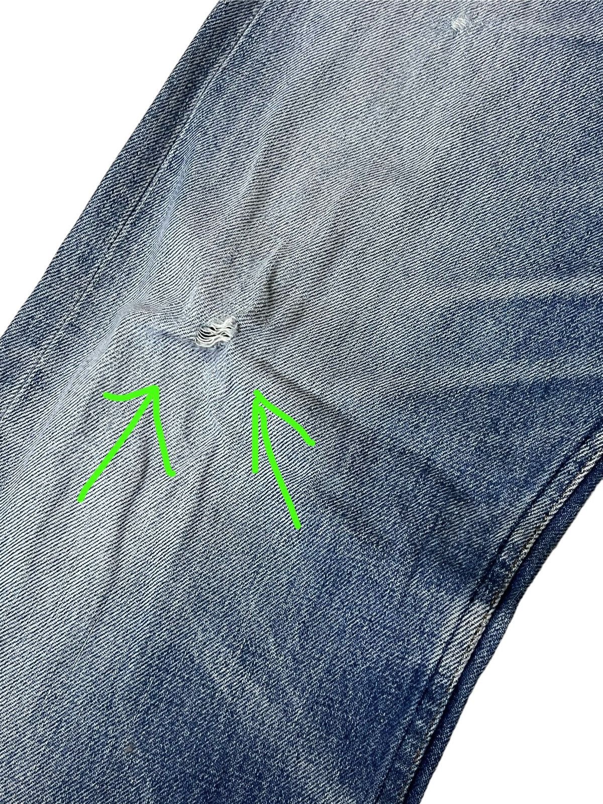 A.P.C. RIP🔥A.P.C RUE DE FLEURUS DISTRESSED SELVEDGE JEANS Size US 29 - 5 Thumbnail