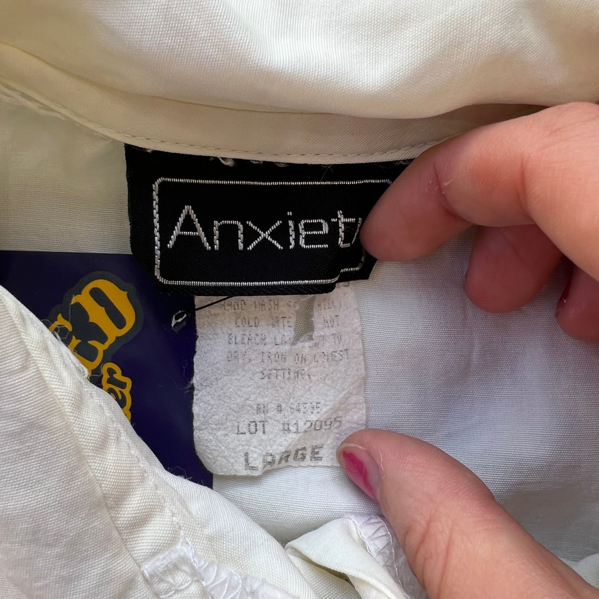 Vintage Vintage Anxiety Button-Up Classic Statement Shirt Size L / US 10 / IT 46 - 5 Thumbnail