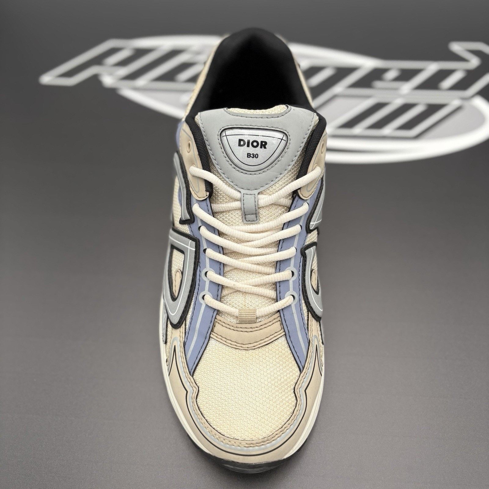 Dior Dior B30 Reflective Sneaker ' Beige Blue ' | SUPER CLEAN Size US 11 / EU 44 - 5 Thumbnail