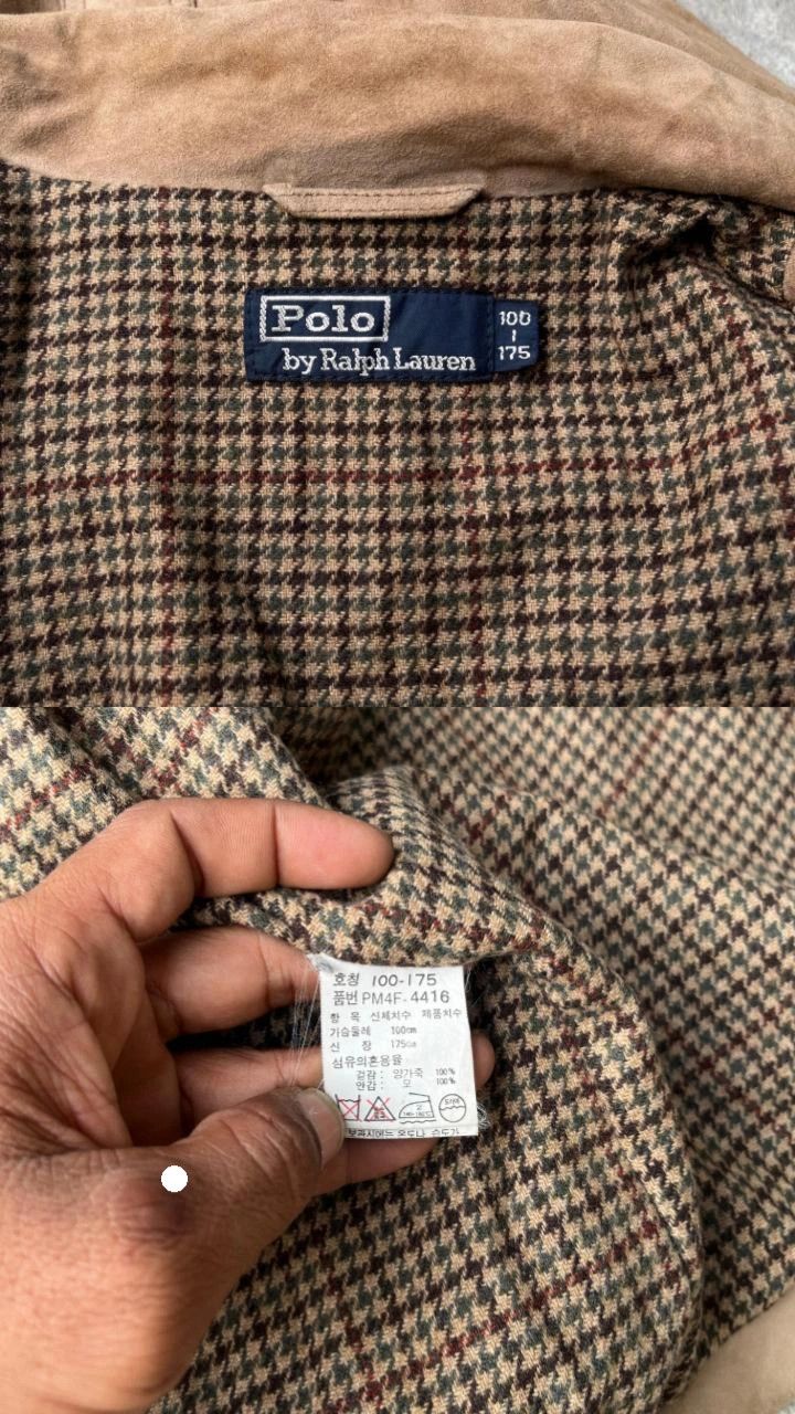 Polo Ralph Lauren Vintage Polo Ralph Lauren Brown Suede Coat Leather Jacket Size US L / EU 52-54 / 3 - 8 Thumbnail