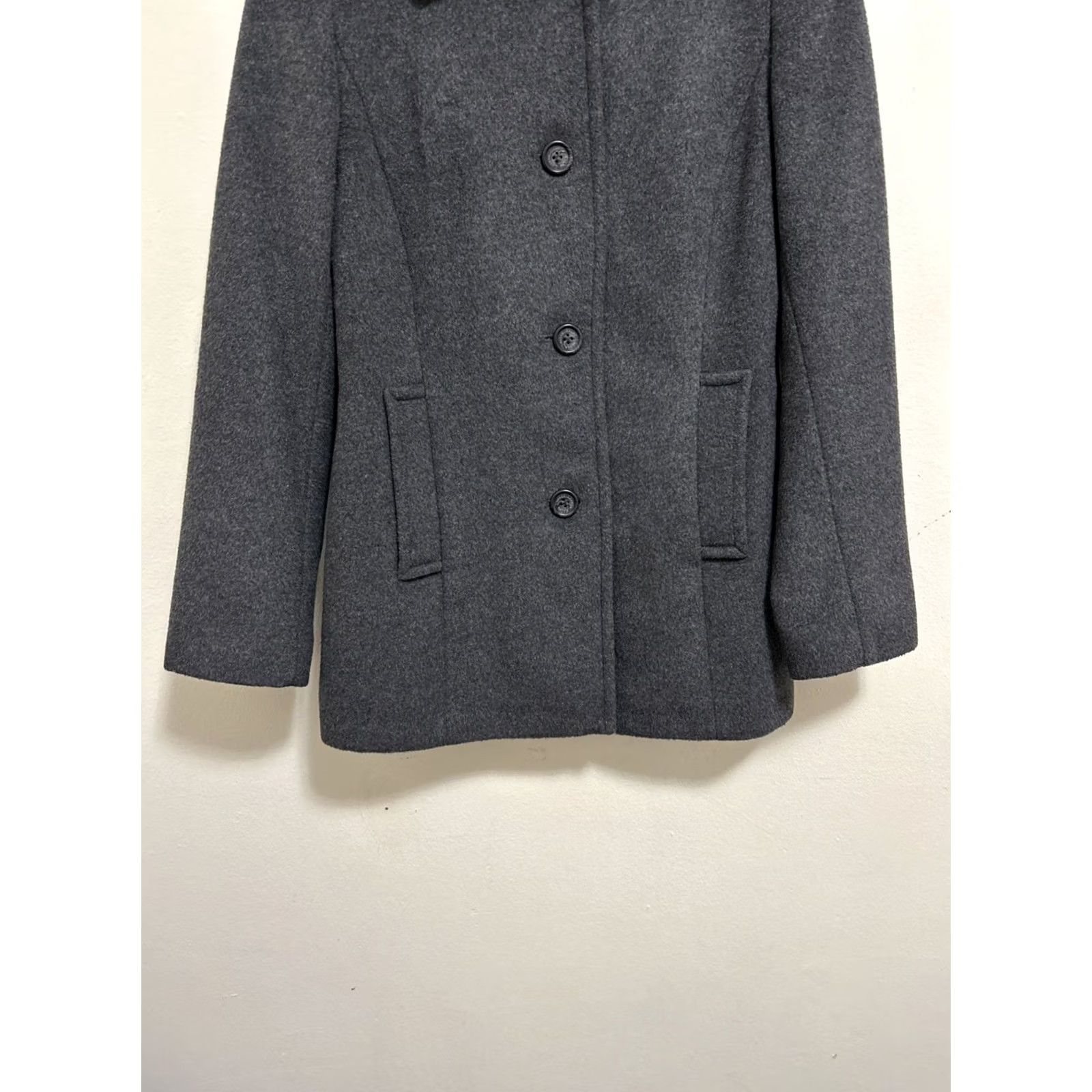Ralph Lauren VINTAGE LAUREN RALPH LAUREN PeaCoat Womens Size 2 Gray Wool Laine Coat Blazer Jacket Size XS / US 0-2 / IT 36-38 - 3 Thumbnail