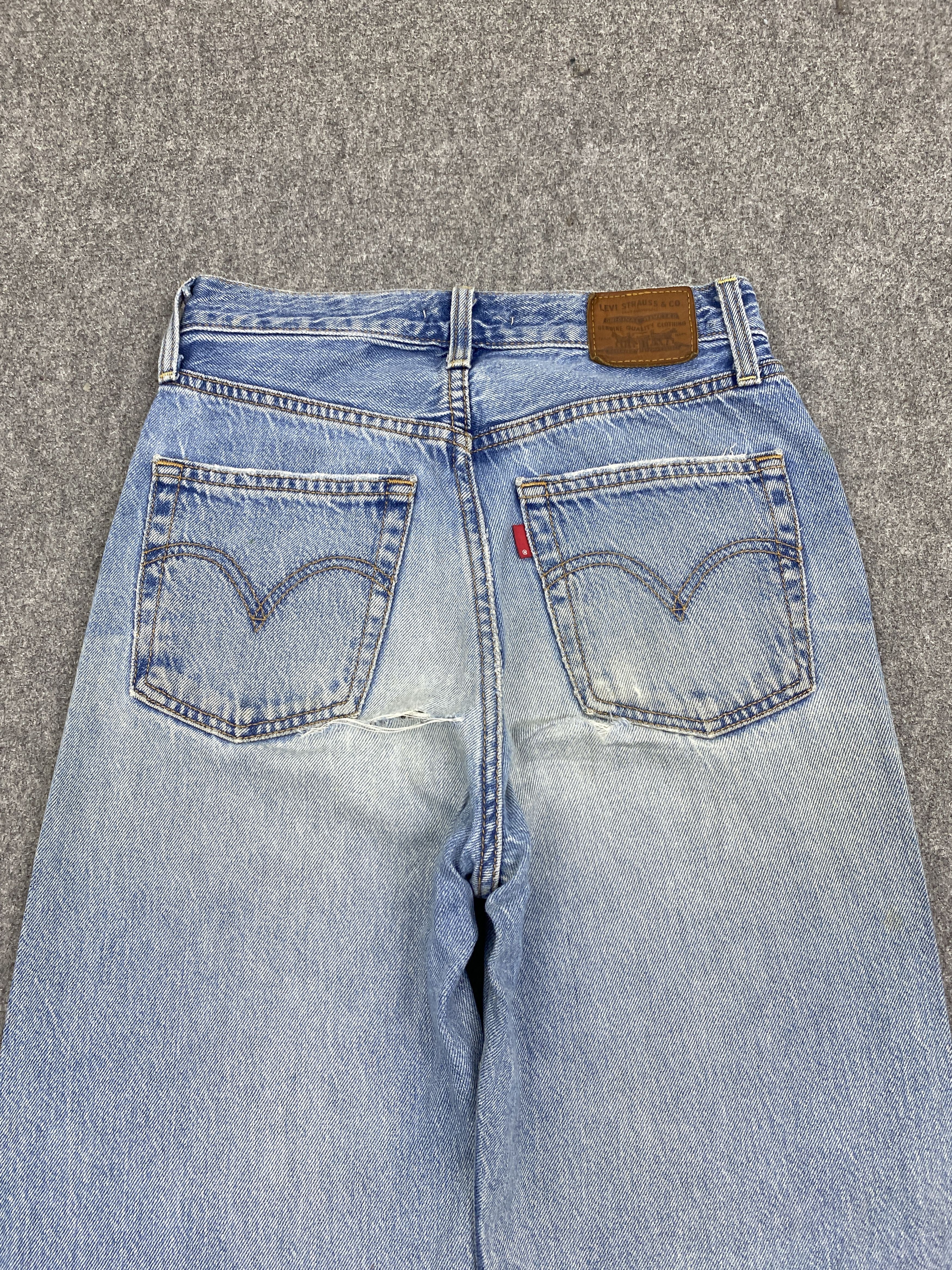 Levi's Vintage Levis Rib Cage Straight Button Fly Jeans DP2764 Size US 26 / EU 42 - 4 Thumbnail