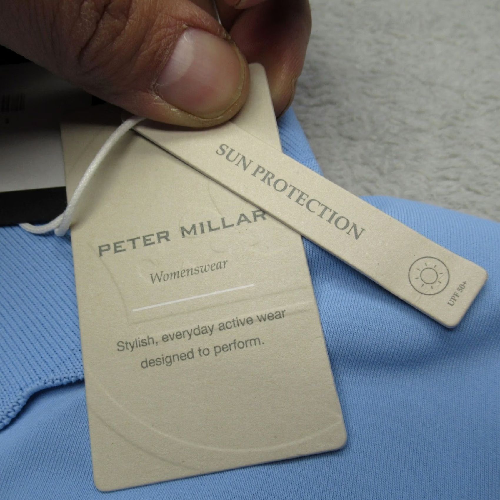 Peter Millar Peter Millar Polo Shirt Women Small Blue UPF 50+ Sun Protection Long Sleeve NEW Polo Shirt Women Small Blue UPF 50+ Sun Protection Long Sleeve NEW Size S / US 4 / IT 40 - 4 Thumbnail