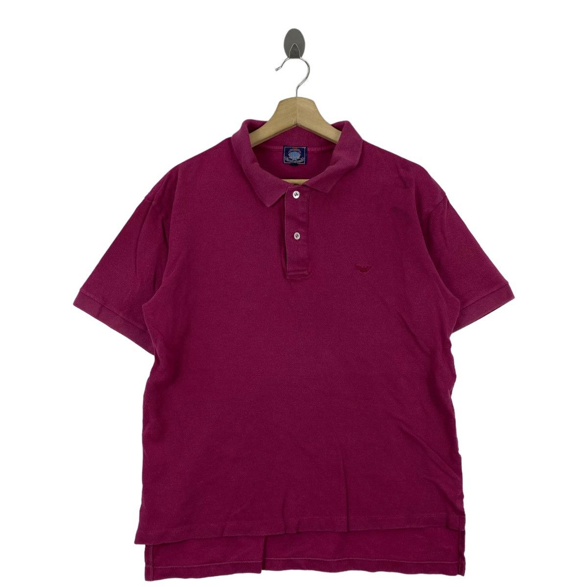 Emporio Armani EMPORIO ARMANI Italian Brand Plain Pink Button Up Shirt Size US L / EU 52-54 / 3 - 1 Thumbnail