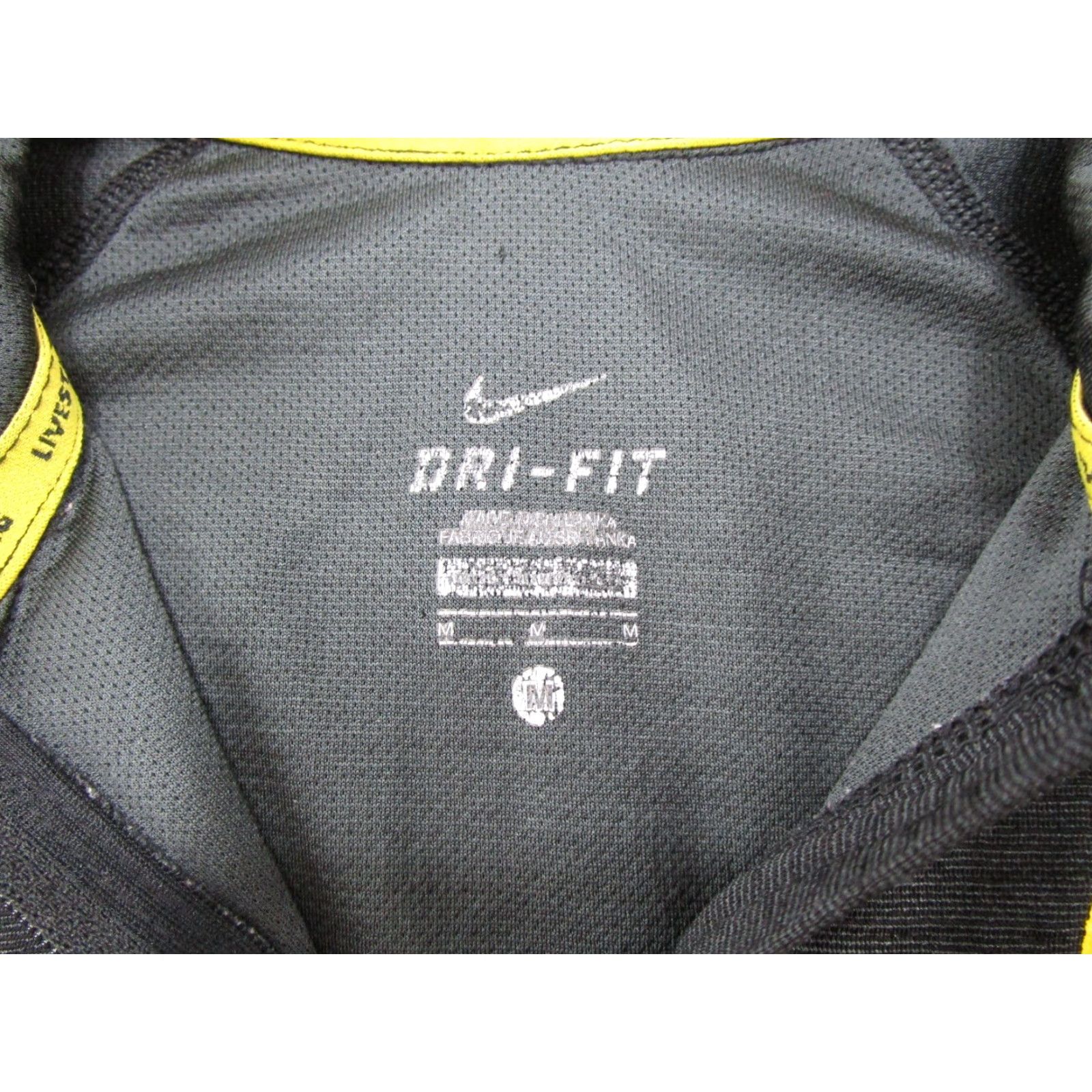 Nike Nike Womens M Black Live Strong 1/4 Zip Pullover Lance Armstrong Y2K Cycling Shirt Pullover Mens Womens No? Size M / US 6-8 / IT 42-44 - 2 Thumbnail
