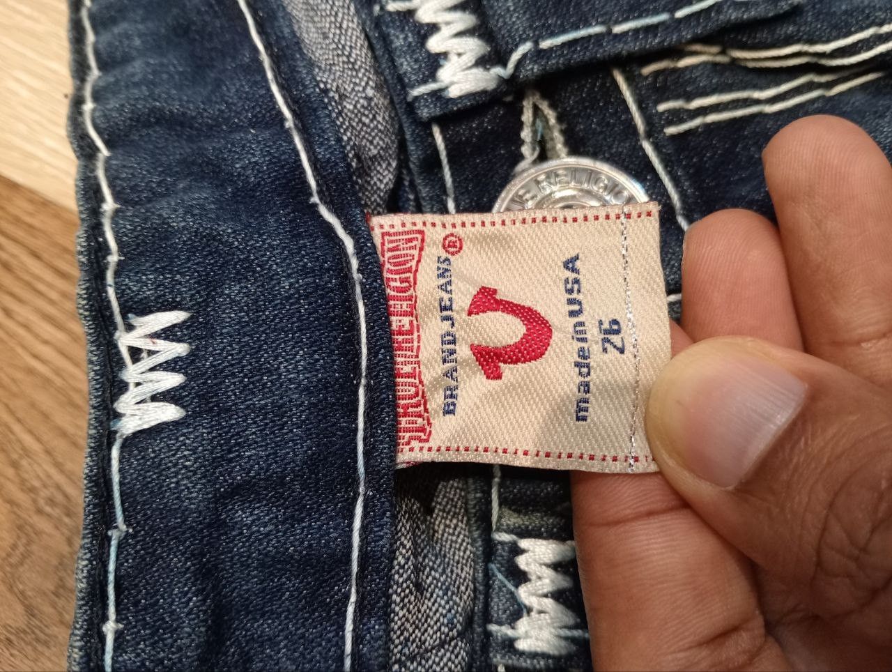 True Religion TRUE RELIGION BILLY SUPER T BLUE DENIM PANTS Size 27" / US 4 / IT 40 - 7 Thumbnail