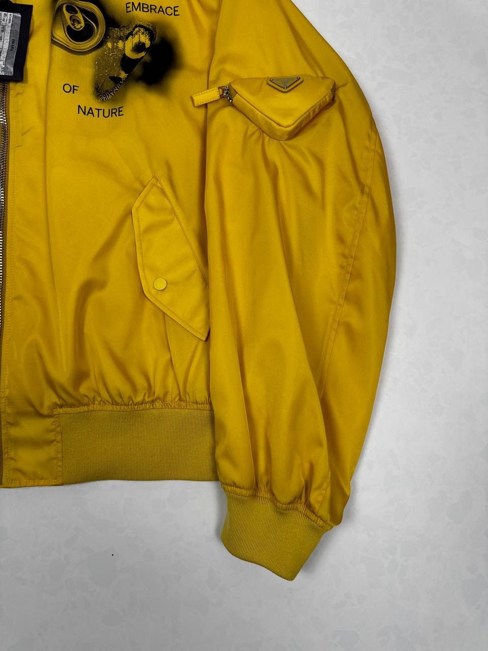 Prada Prada Cargo Pocket Nylon Bomber Jacket Size US XL / EU 56 / 4 - 9 Thumbnail