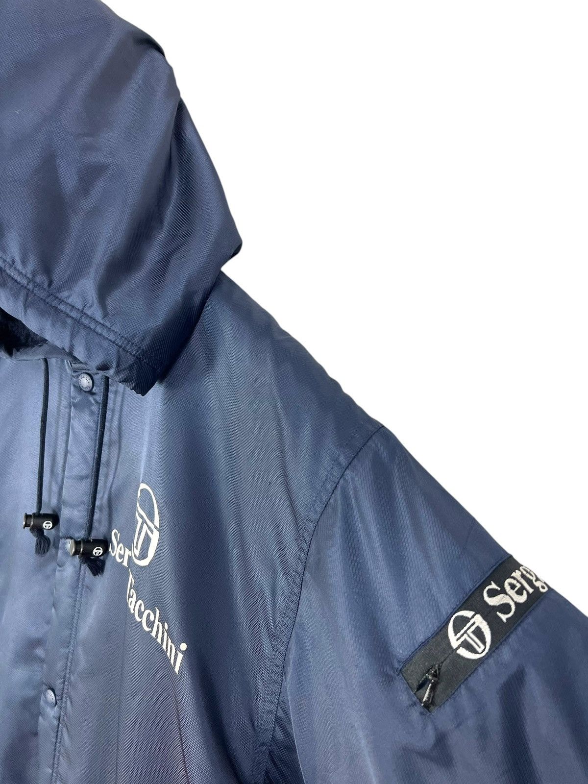 Sergio Tacchini Vintage Sergio Tacchini Fur Lined Coach Jacket Size US M / EU 48-50 / 2 - 5 Thumbnail
