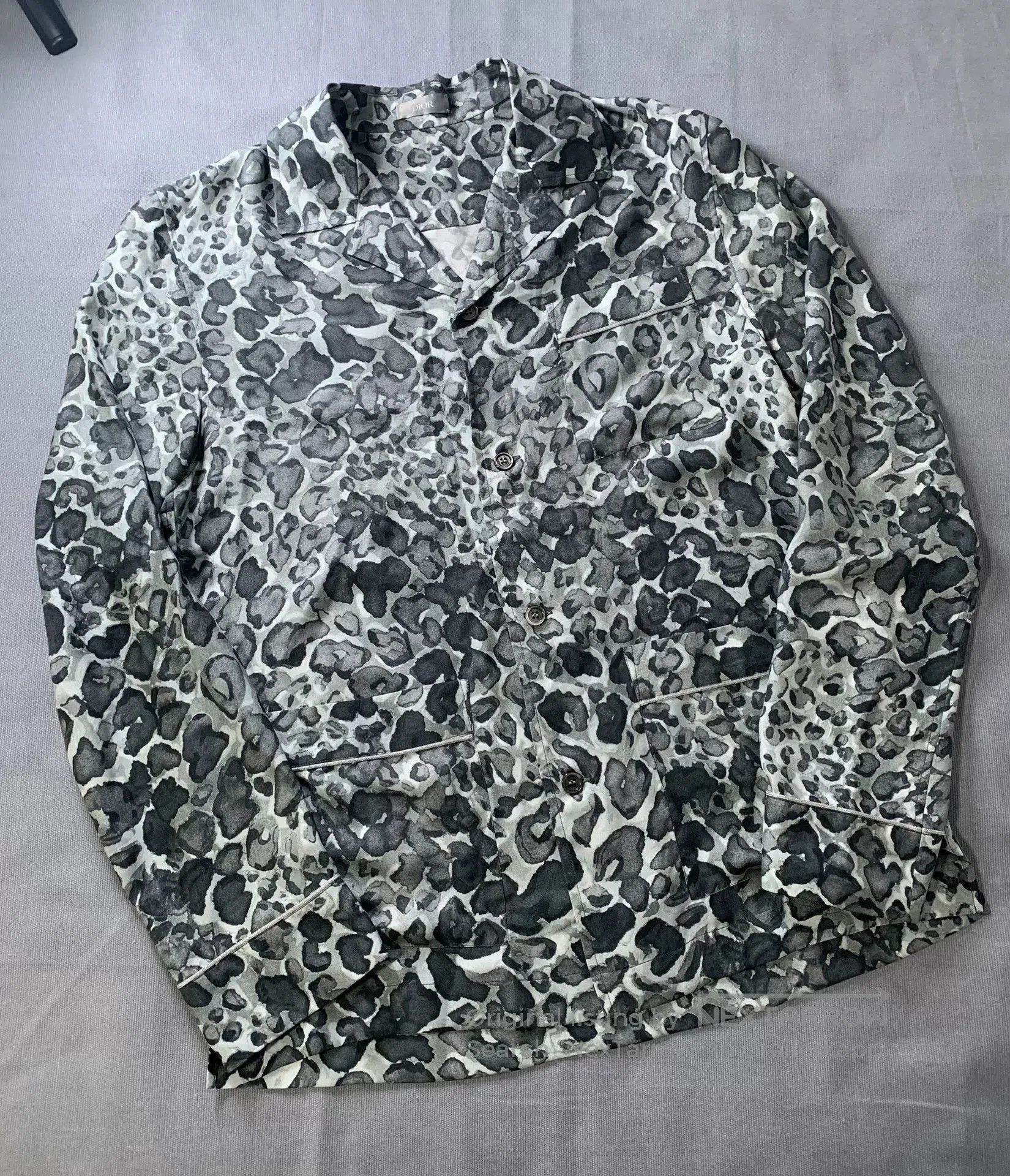 Dior Dior Leopard Print Silk Shirt. Size S / US 4 / IT 40 - 1 Thumbnail