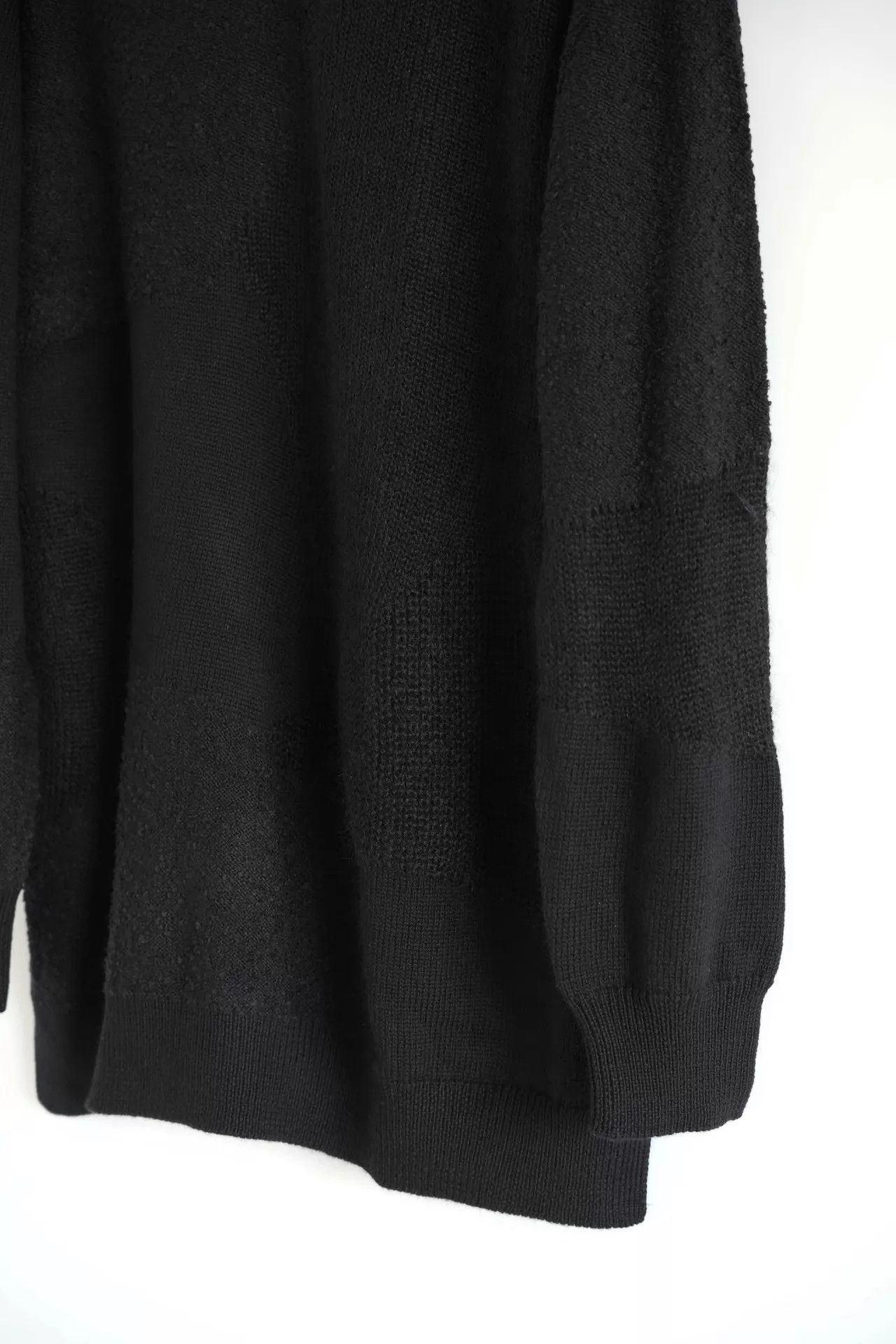 Yohji Yamamoto Yohji Yamamoto 24AW Distressed Patchwork Sweater Size US L / EU 52-54 / 3 - 5 Thumbnail
