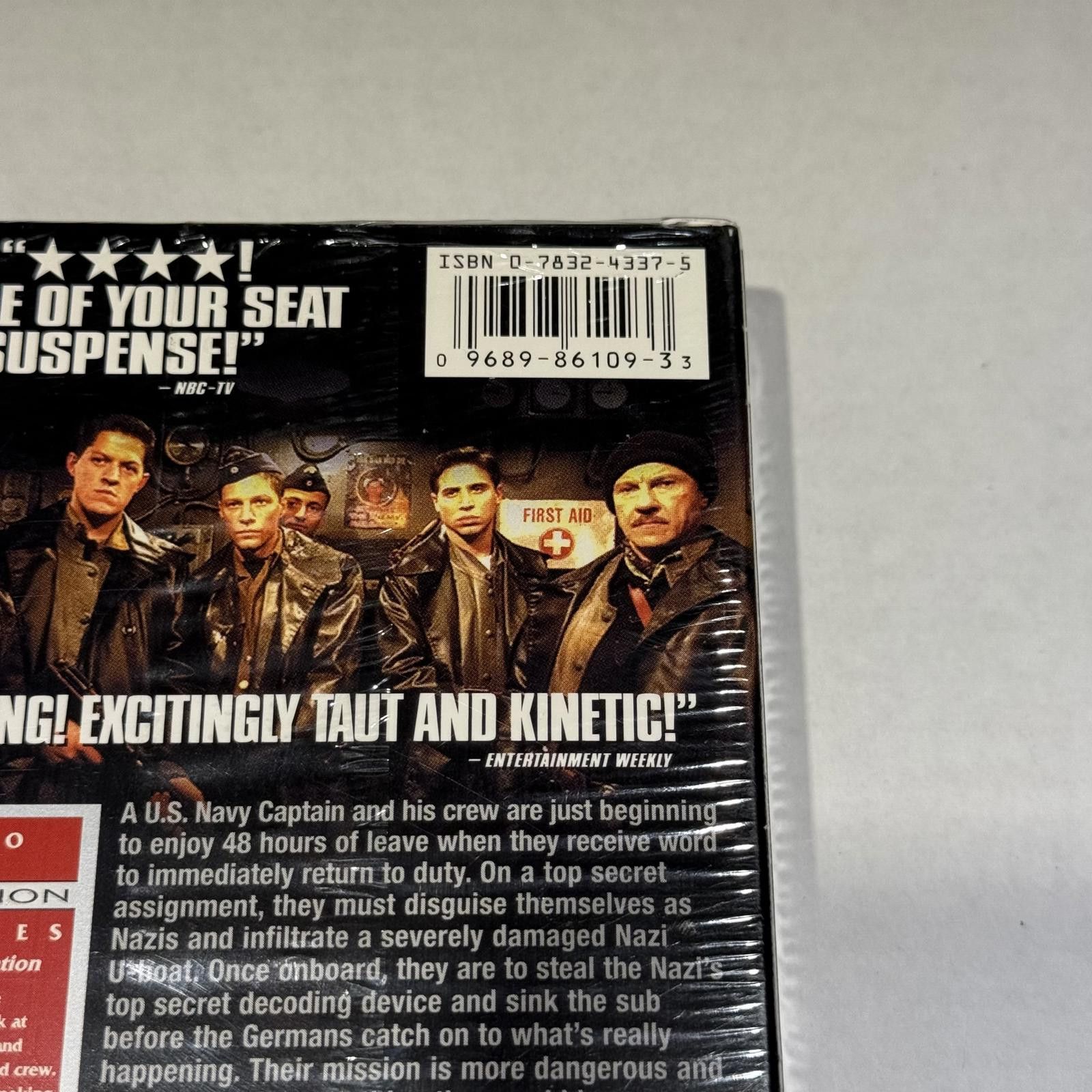 Universal Studios U-571 Special Edition VHS SEALED 2001 Print RARE Hype Size ONE SIZE - 3 Thumbnail