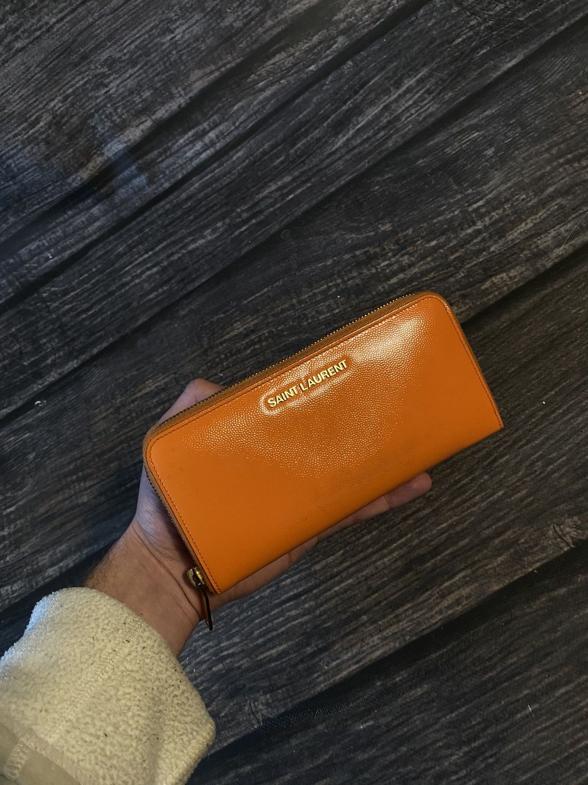 Saint Laurent Paris Saint Laurent Leather Wallet Size ONE SIZE - 1 Thumbnail