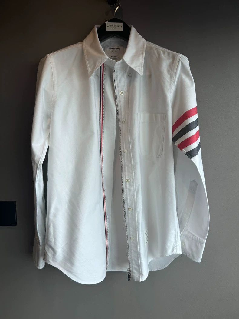 Thom Browne THOM BROWNE Rare Zippered Shirt 2502-Nextarrow Size US S / EU 44-46 / 1 - 1 Thumbnail