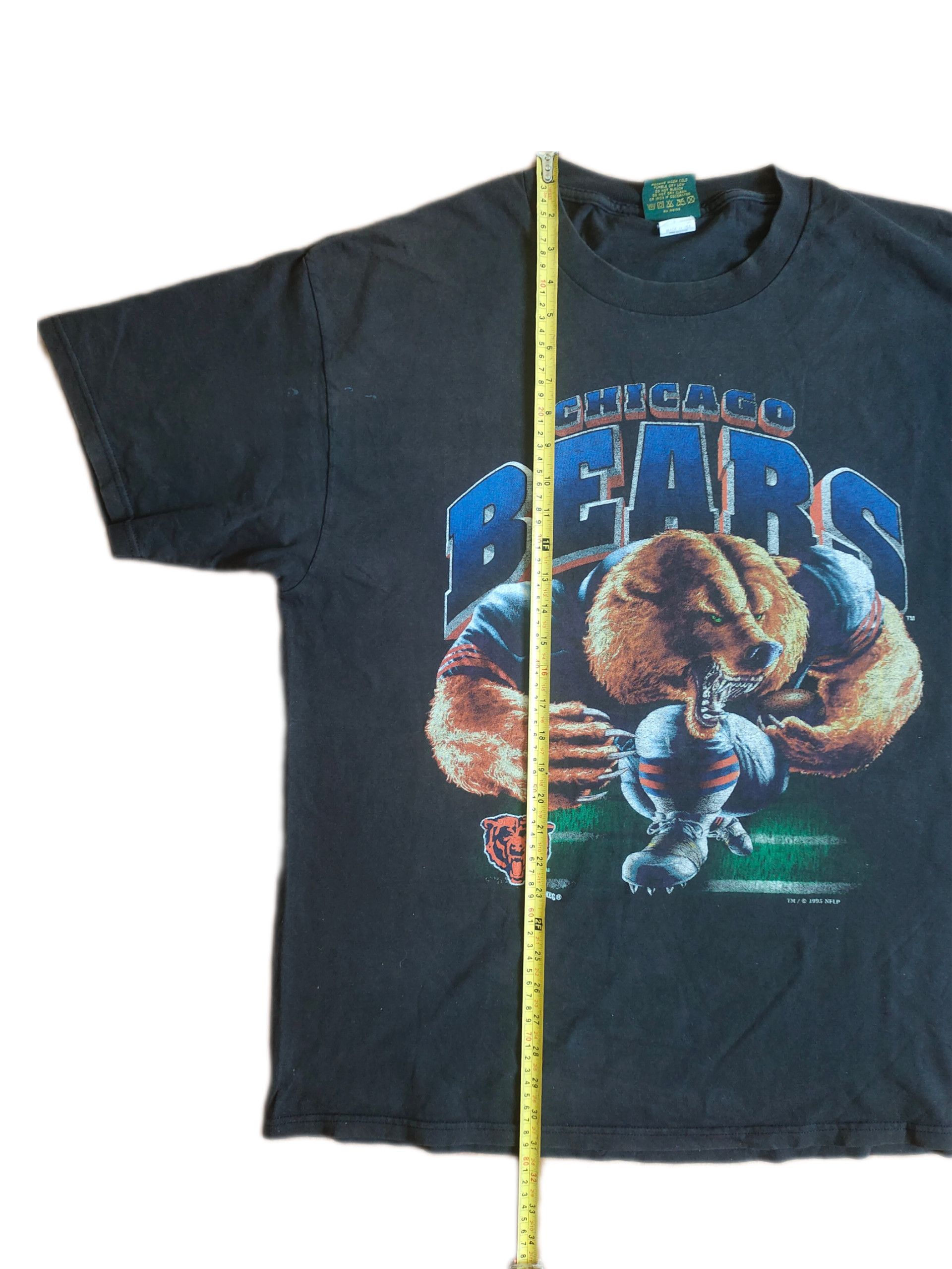 Lee × NFL × Vintage Vintage Chicago Bears Full Logo 90's T-shirt Size US XL / EU 56 / 4 - 10 Thumbnail