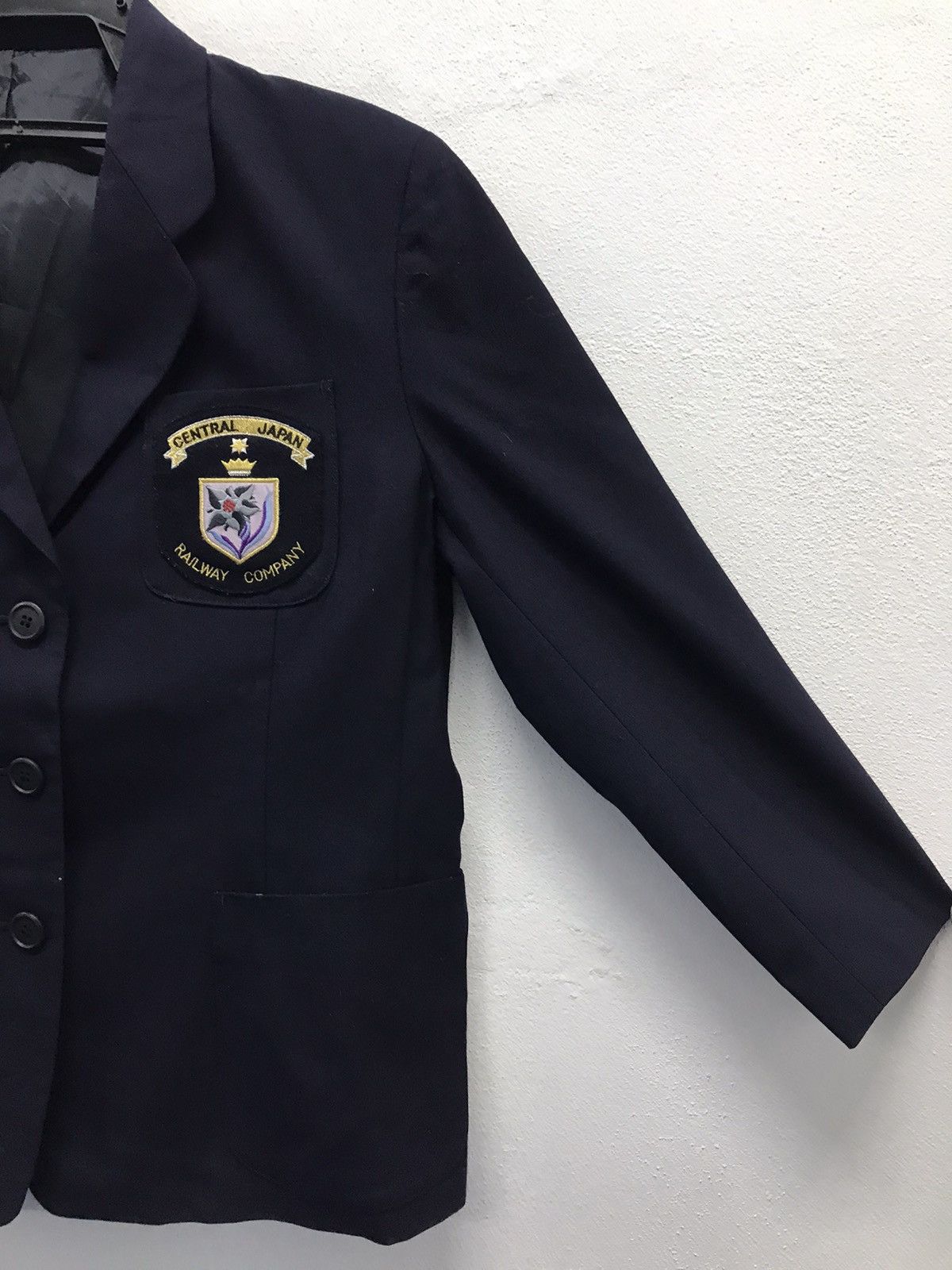 Japanese Brand × Vintage × Yohji Yamamoto Vintage Yohji Yamamoto Central Japan Railway Company Blazer Size US M / EU 48-50 / 2 - 3 Thumbnail