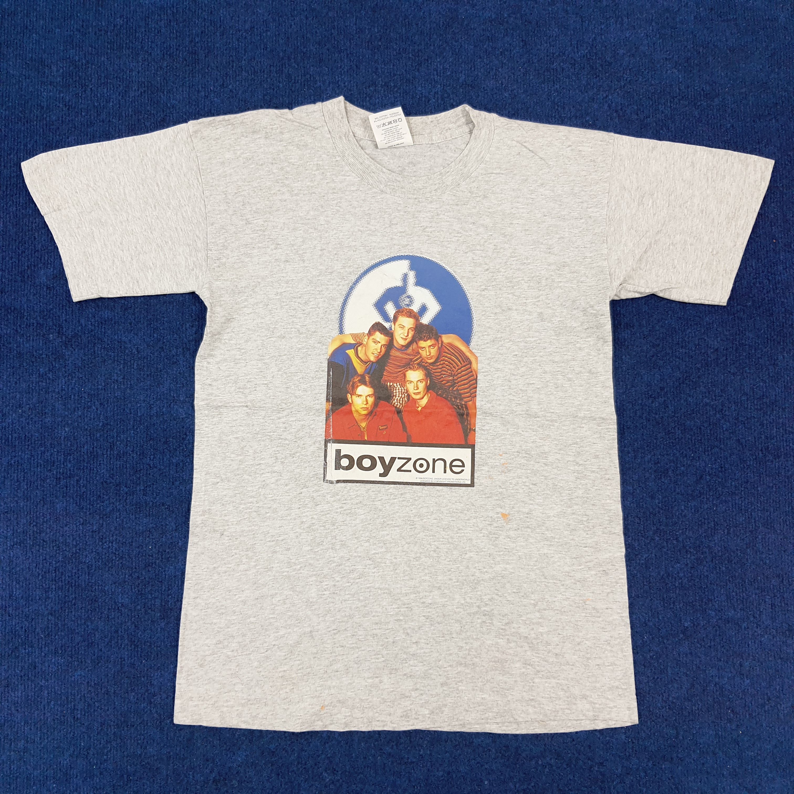 Band Tees × Vintage Vintage Boyzone 90s Boy Band Tshirt Size US S / EU 44-46 / 1 - 1 Thumbnail
