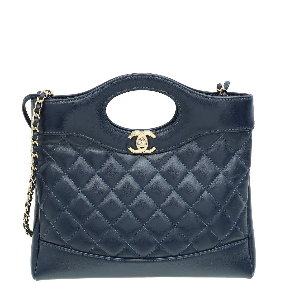 Chanel os11x0126 Size: OS / Mini Shopping Bag In Blue Size ONE SIZE - 1 Thumbnail