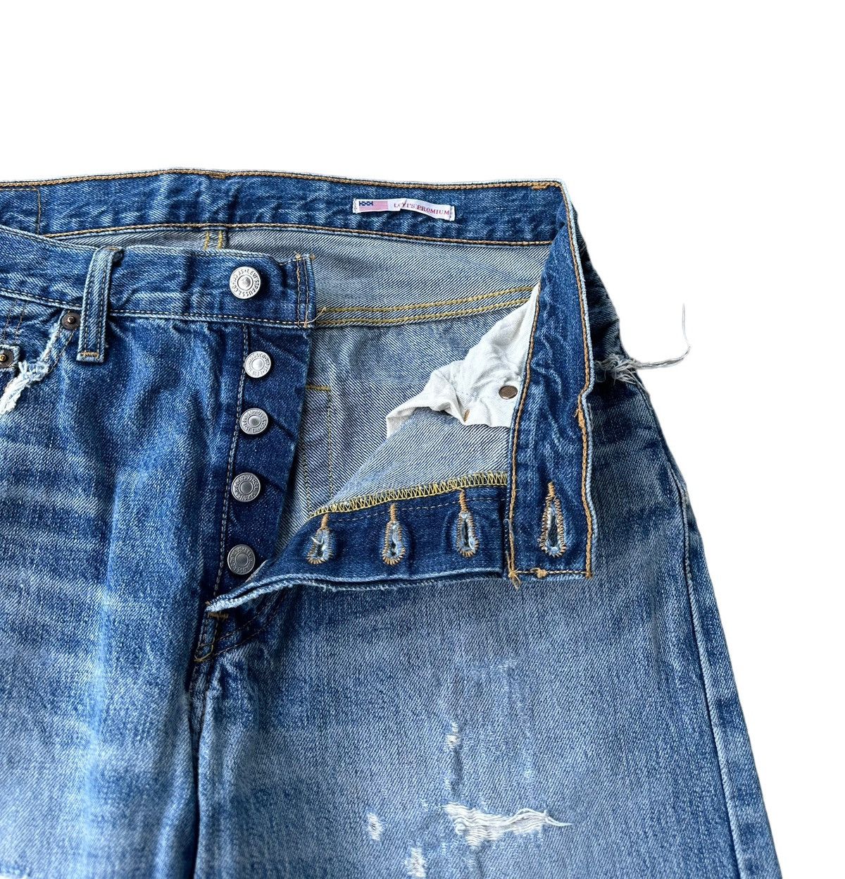 Levi's Vintage Levi’s distressed style denim jeans Size US 30 / EU 46 - 6 Thumbnail