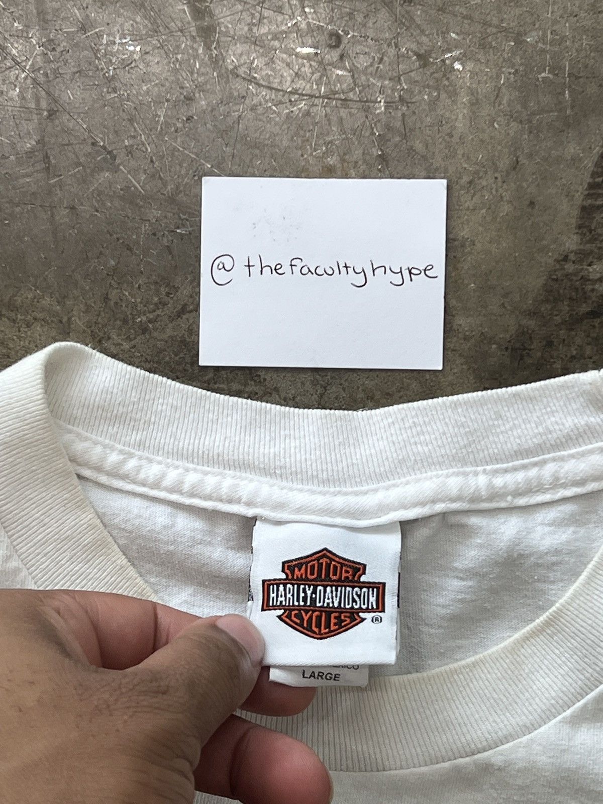 Harley Davidson × Vintage Vintage Harley Davidson Forever Rollin Pocket Tee Large Size US L / EU 52-54 / 3 - 3 Thumbnail
