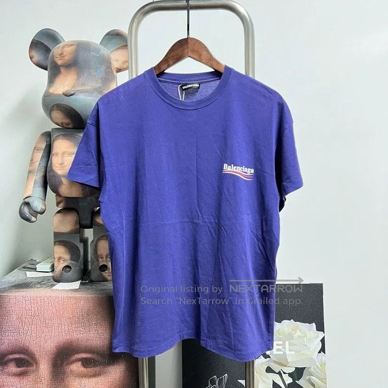 Balenciaga Balenciaga Wave Print Short Sleeve Tee. Size US XXS / EU 40 - 1 Thumbnail