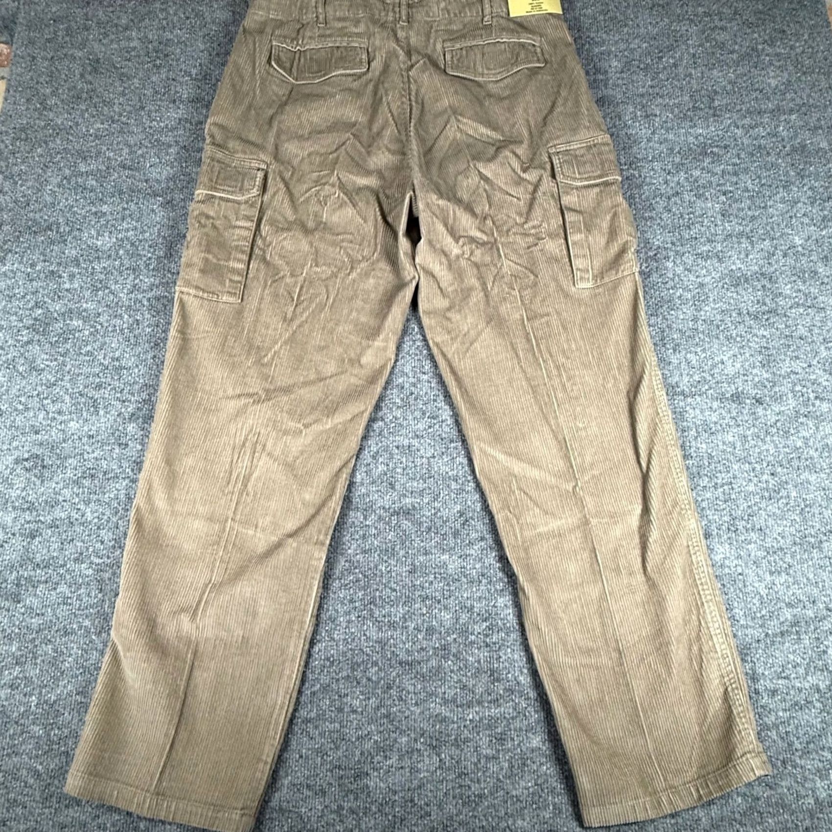 Vintage VINTAGE Scandia Woods Cargo Pants Mens 36 36L Beige Corduroy Utility Pockets Casual 90s 80s Y2K Size US 36 / EU 52 - 3 Thumbnail