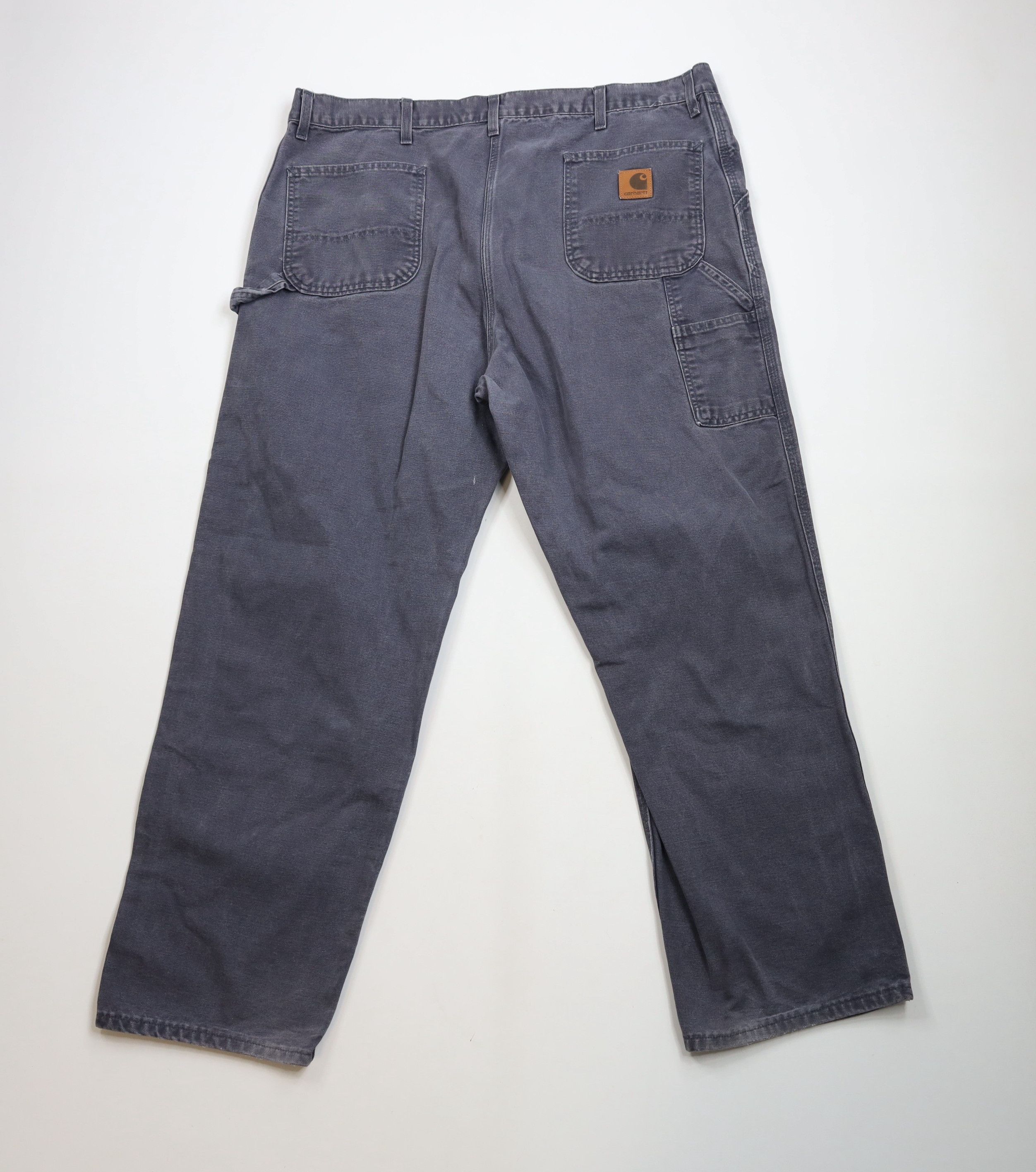 Carhartt × Vintage Vintage Y2K Carhartt Wide Leg Dungaree Pants Petrol Blue Size US 44 / EU 60 - 9 Thumbnail
