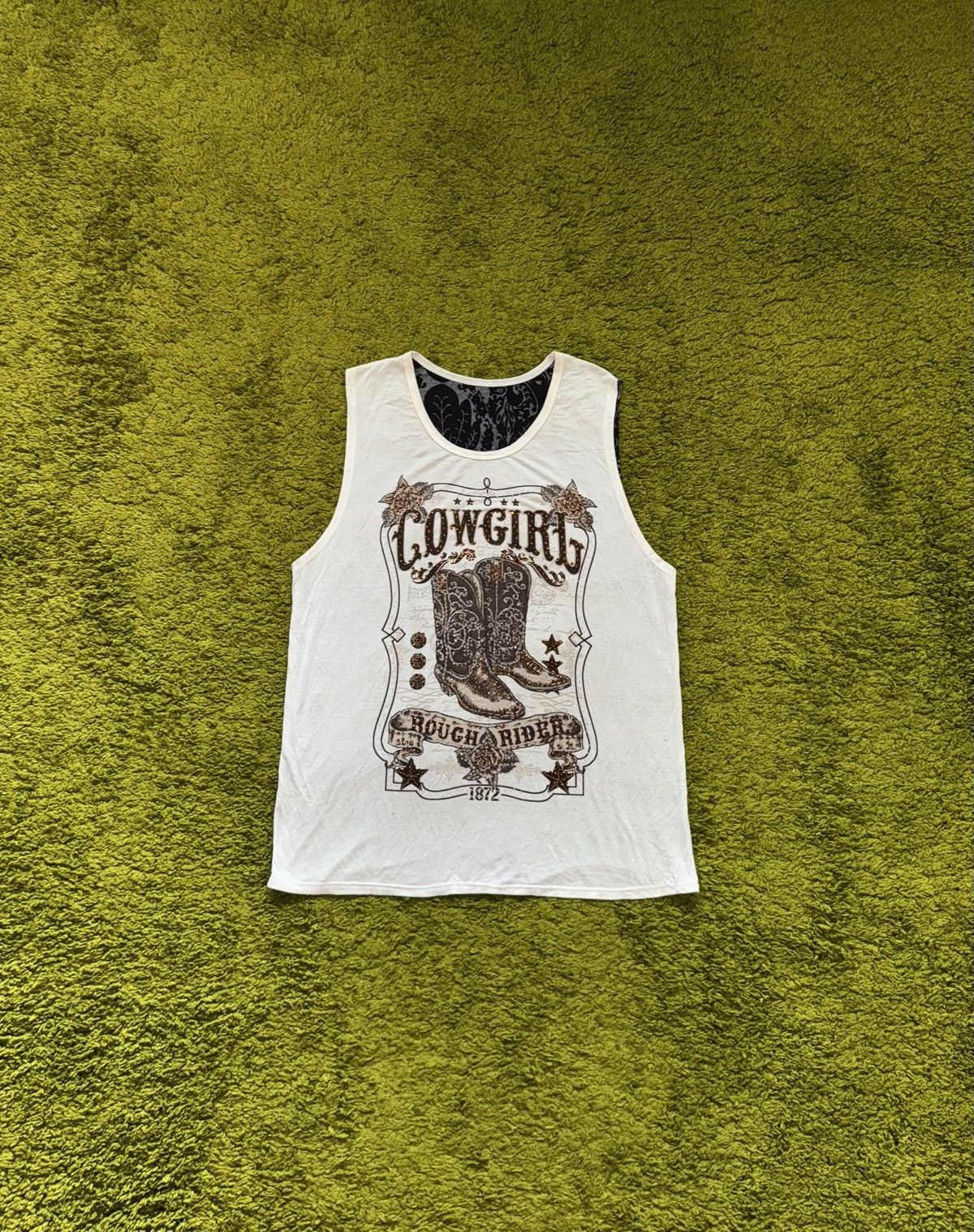Cowboy Equipment Western cowboy style rhinestones logo vintage Y2K t-shirt Size M / US 6-8 / IT 42-44 - 1 Thumbnail