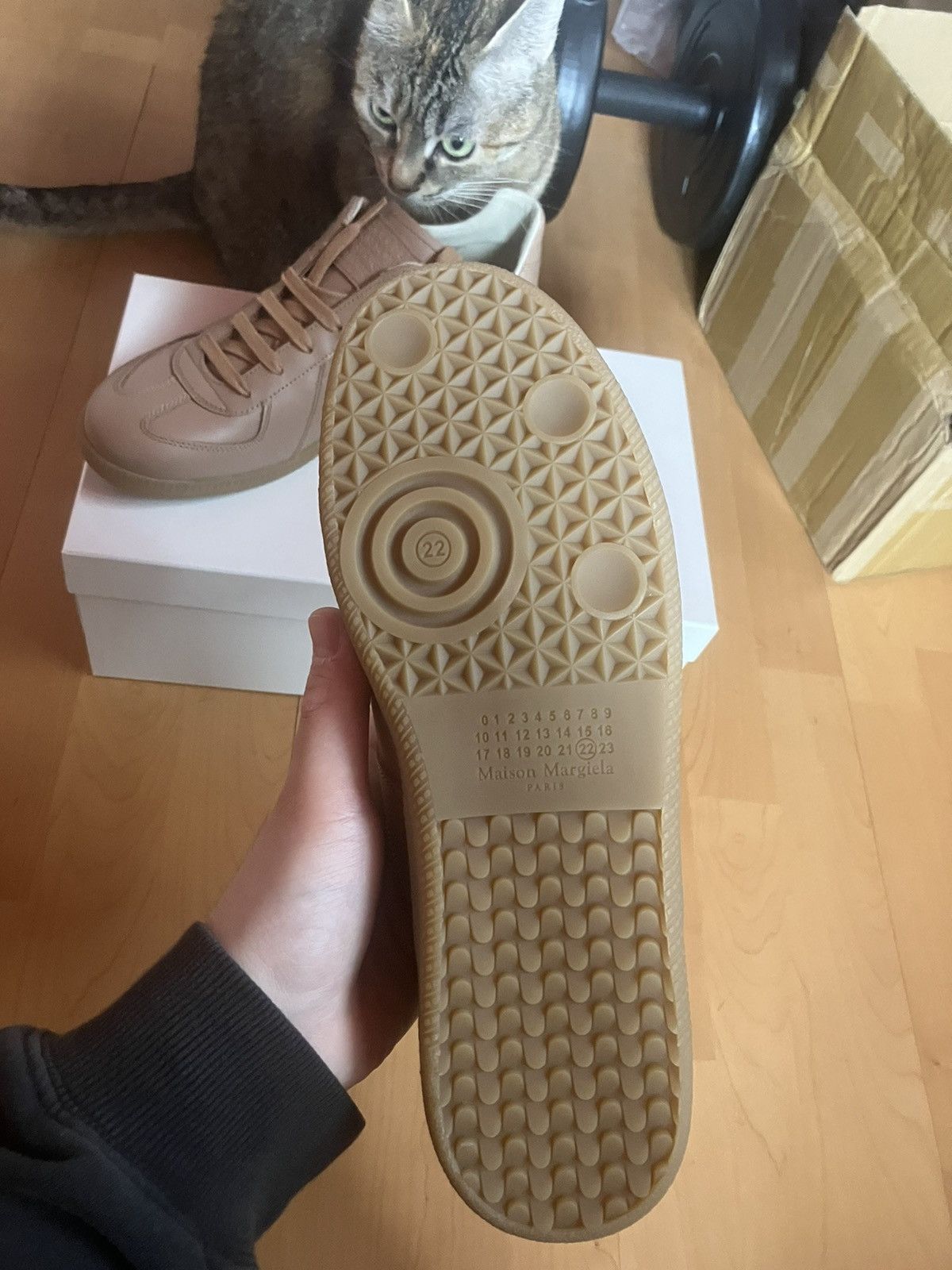 Maison Margiela Replica Pink Beige Deadstock RECICLA Size US 8.5 / EU 41-42 - 7 Thumbnail