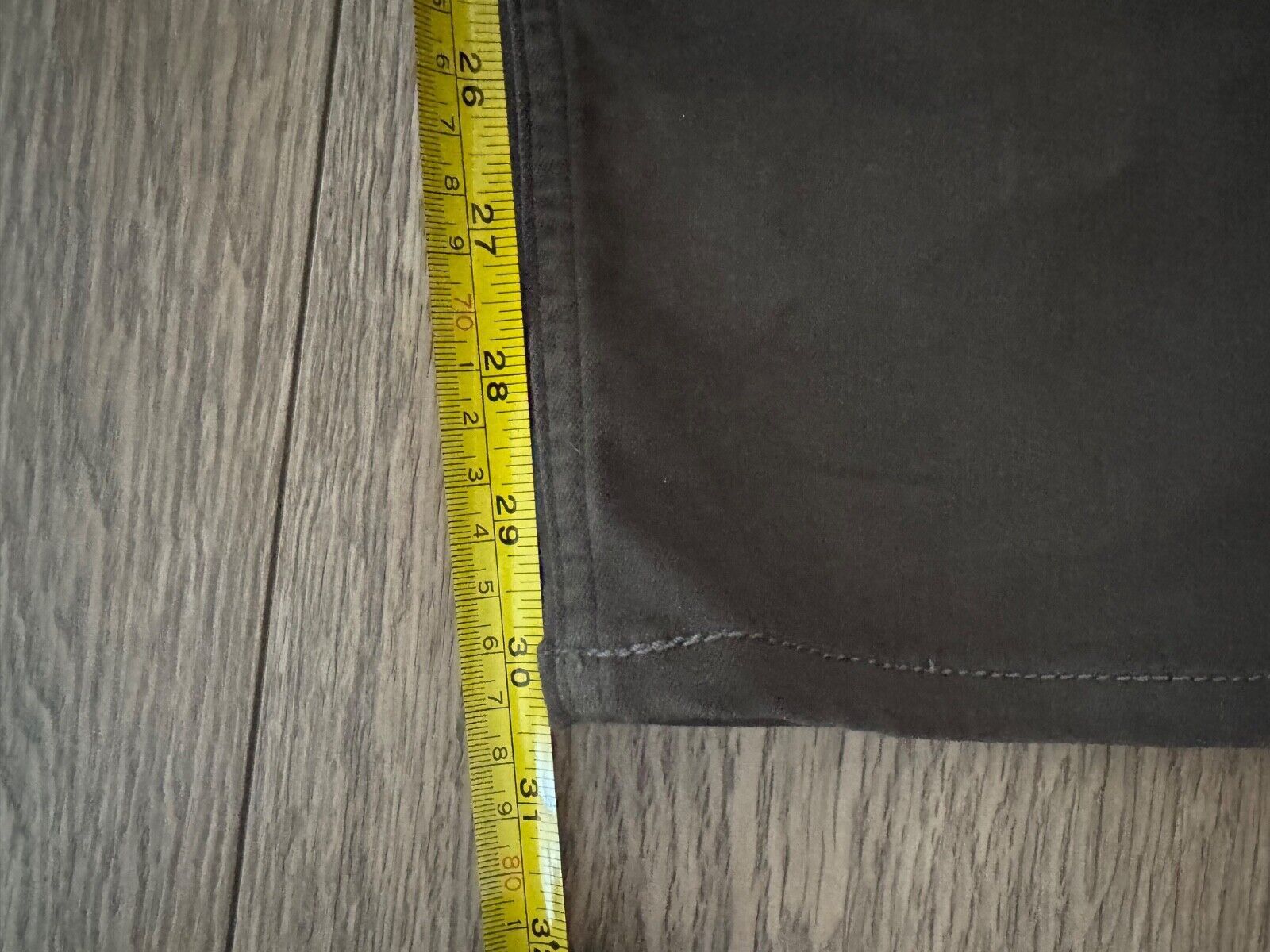 Paige Paige Jeans Mens 34x30 FEDERAL Slim Straight Gray Denim Size US 34 / EU 50 - 6 Thumbnail