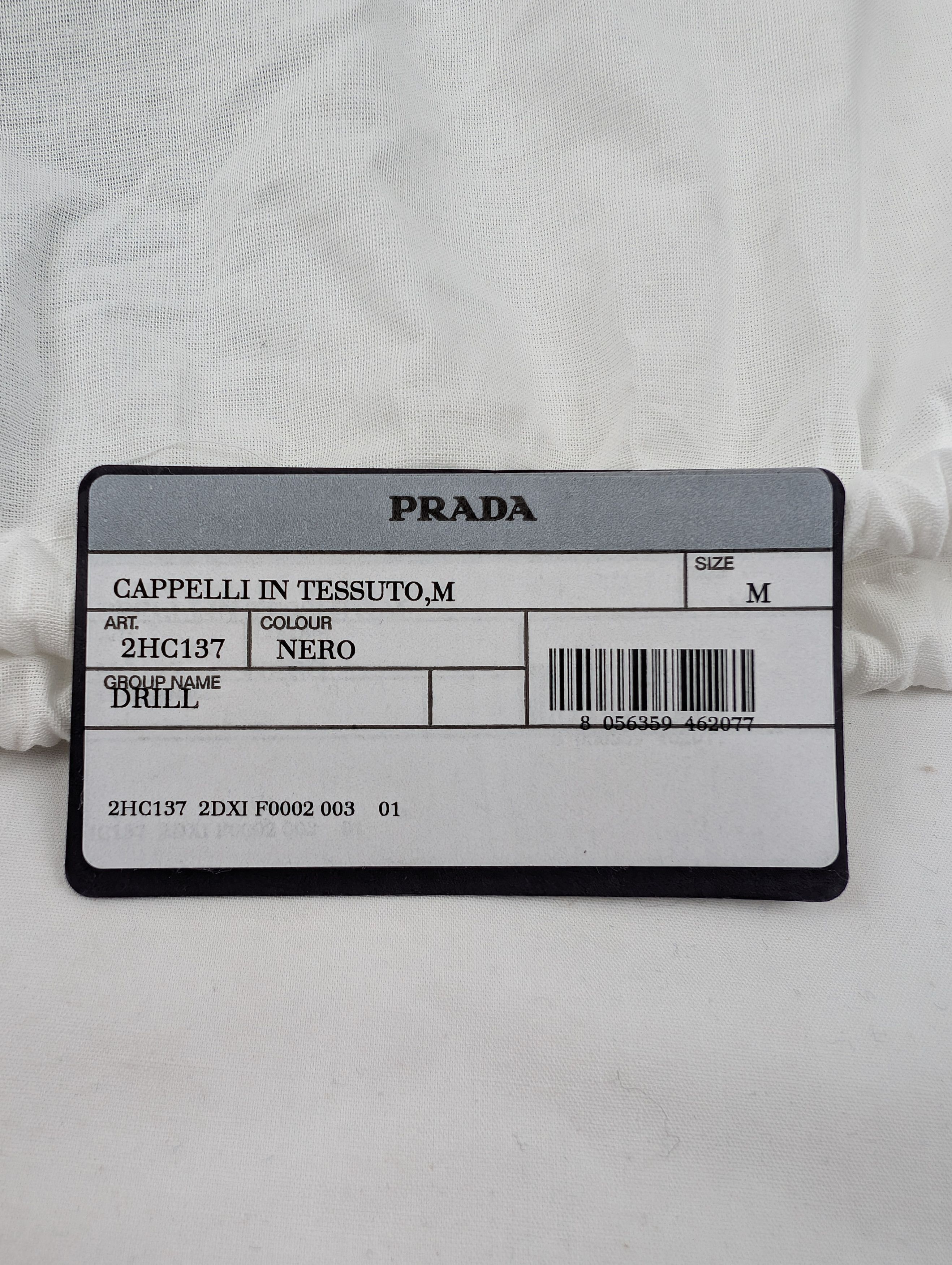 Prada o1rshd1 Size: M / Bucket Hat / Cap in Nero Size ONE SIZE - 16 Thumbnail