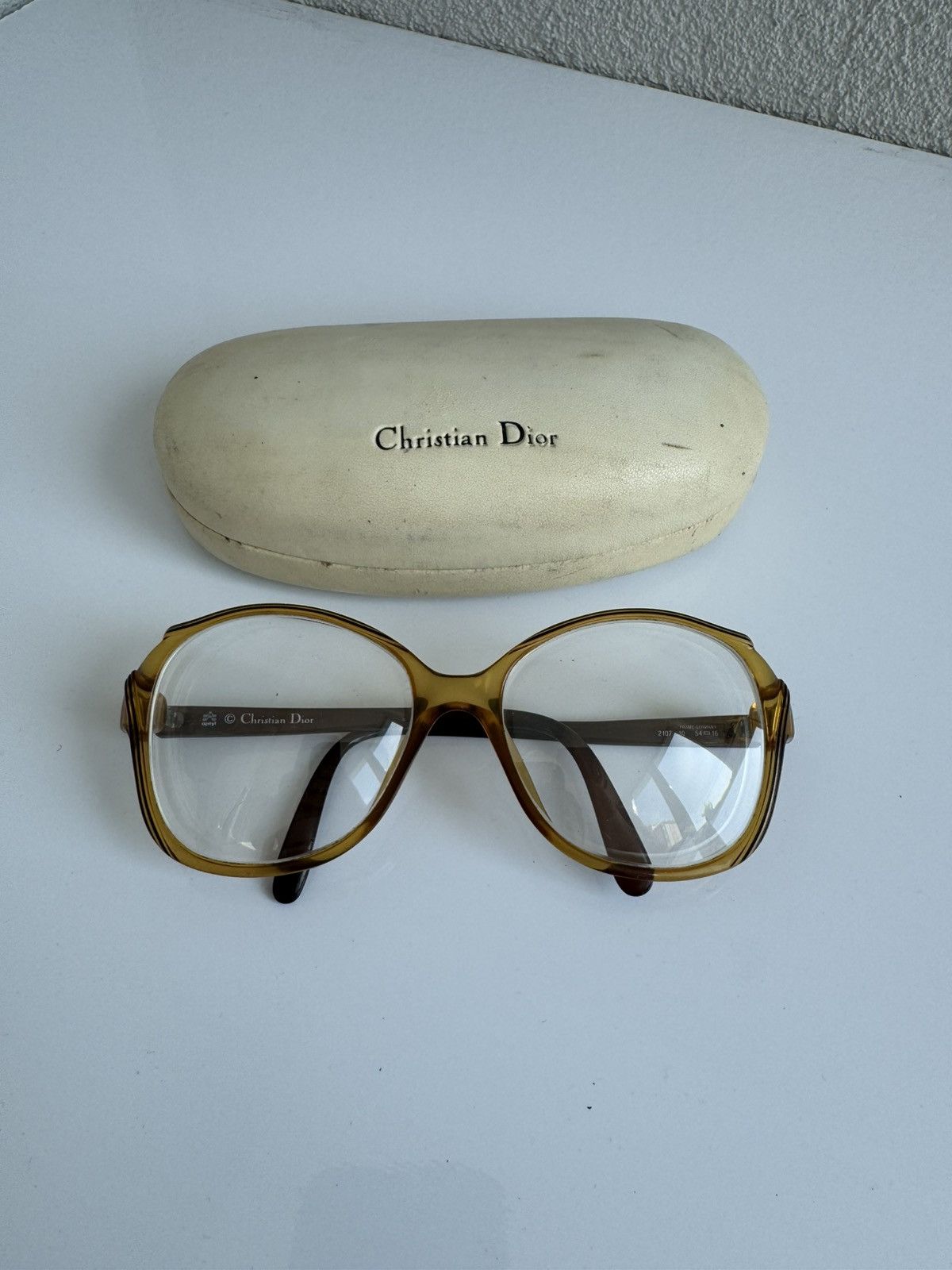 Christian Dior Monsieur Christian Dior Eyeglasses Vintage Dior Optyl Germany Size ONE SIZE - 7 Thumbnail