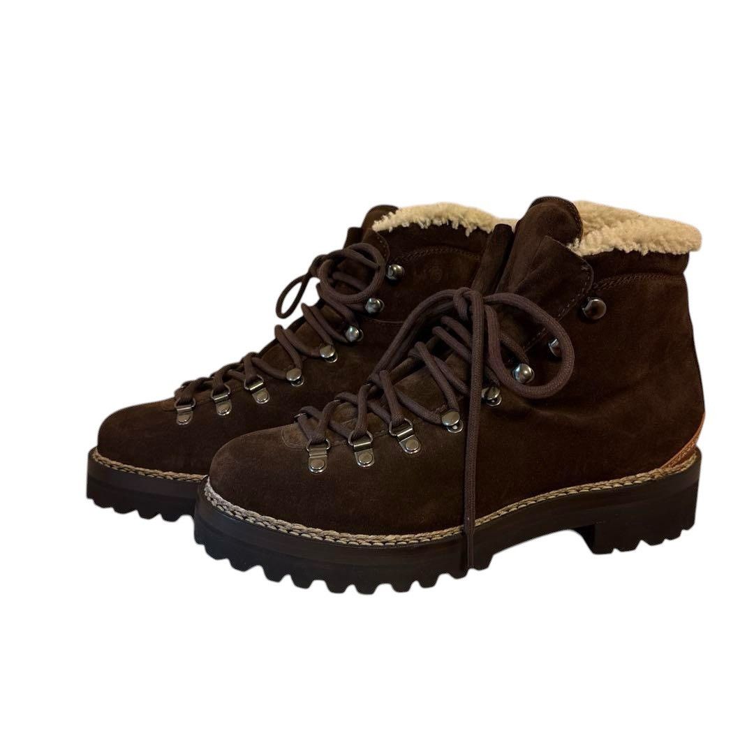 Ralph Lauren Purple Label Ralph Lauren Purple Label Suede x Boa Boots Brown 8 Size US 8 / EU 41 - 4 Thumbnail